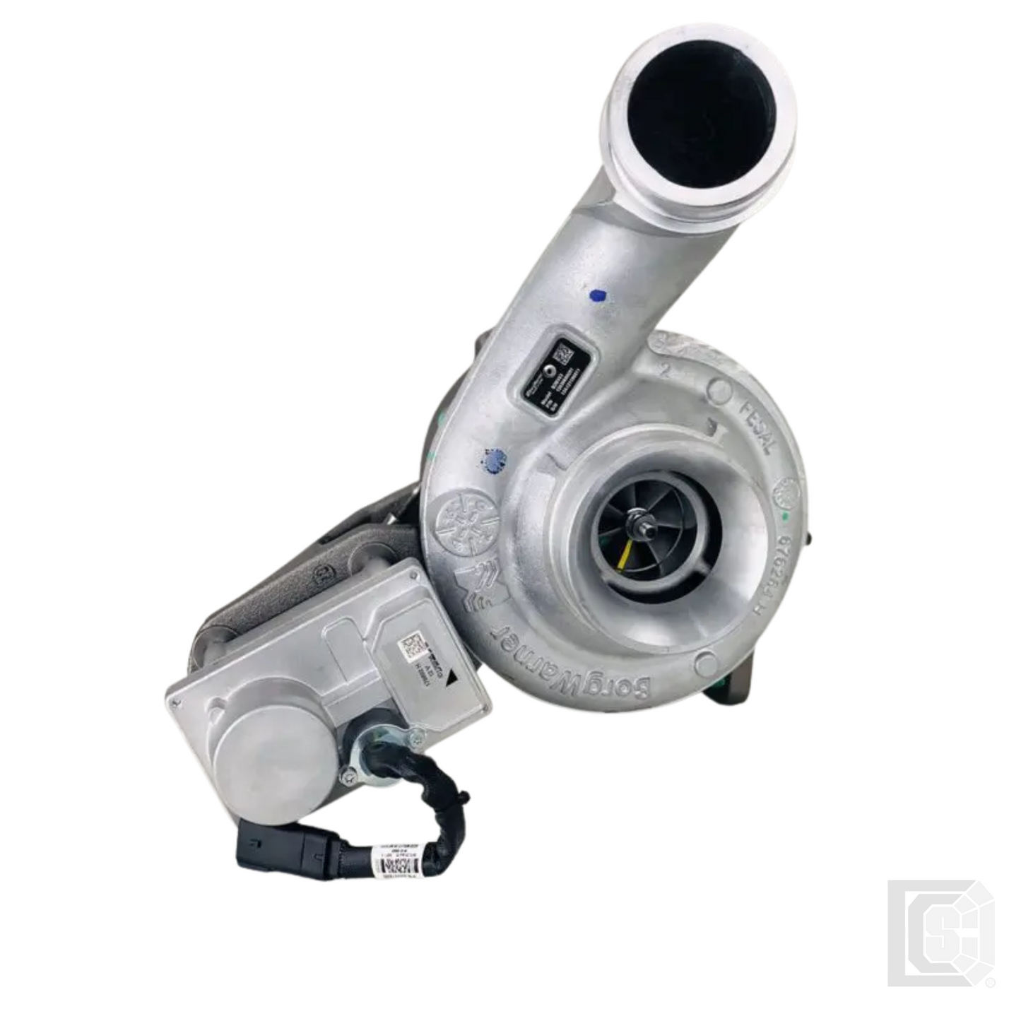 BorgWarner - NEW OEM High-Pressure Turbo w/ Actuator for DT466/MaxxForce DT 7.6L - 12639880001