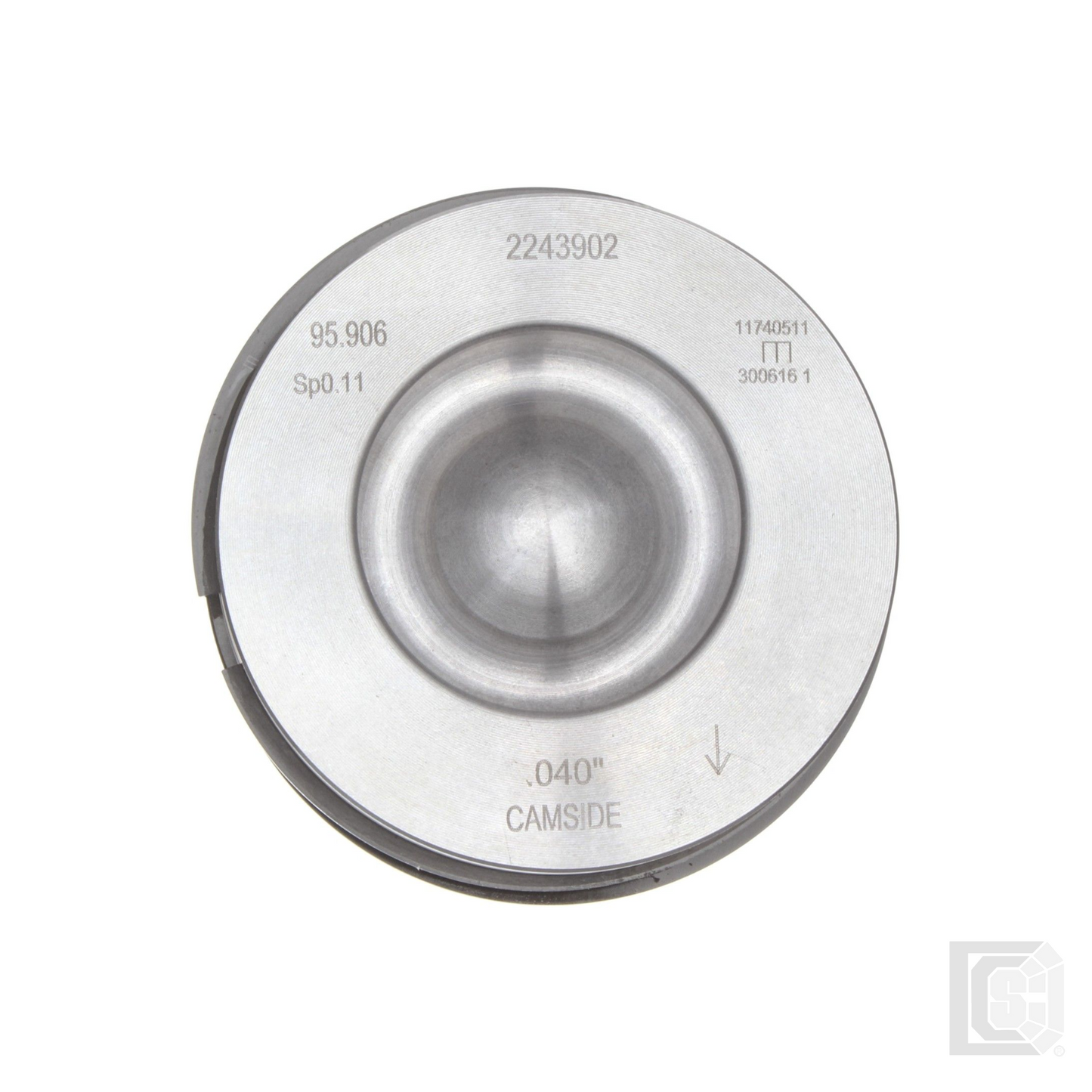 Mahle -6.0L Power Stroke Engine Piston Set (8) - 224-3902WR.040