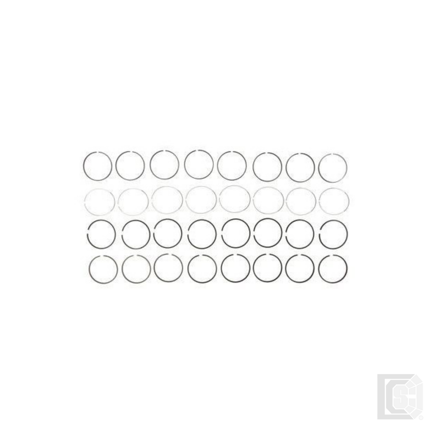 Mahle - Ford & Navistar Engine Piston Ring Set - 41768