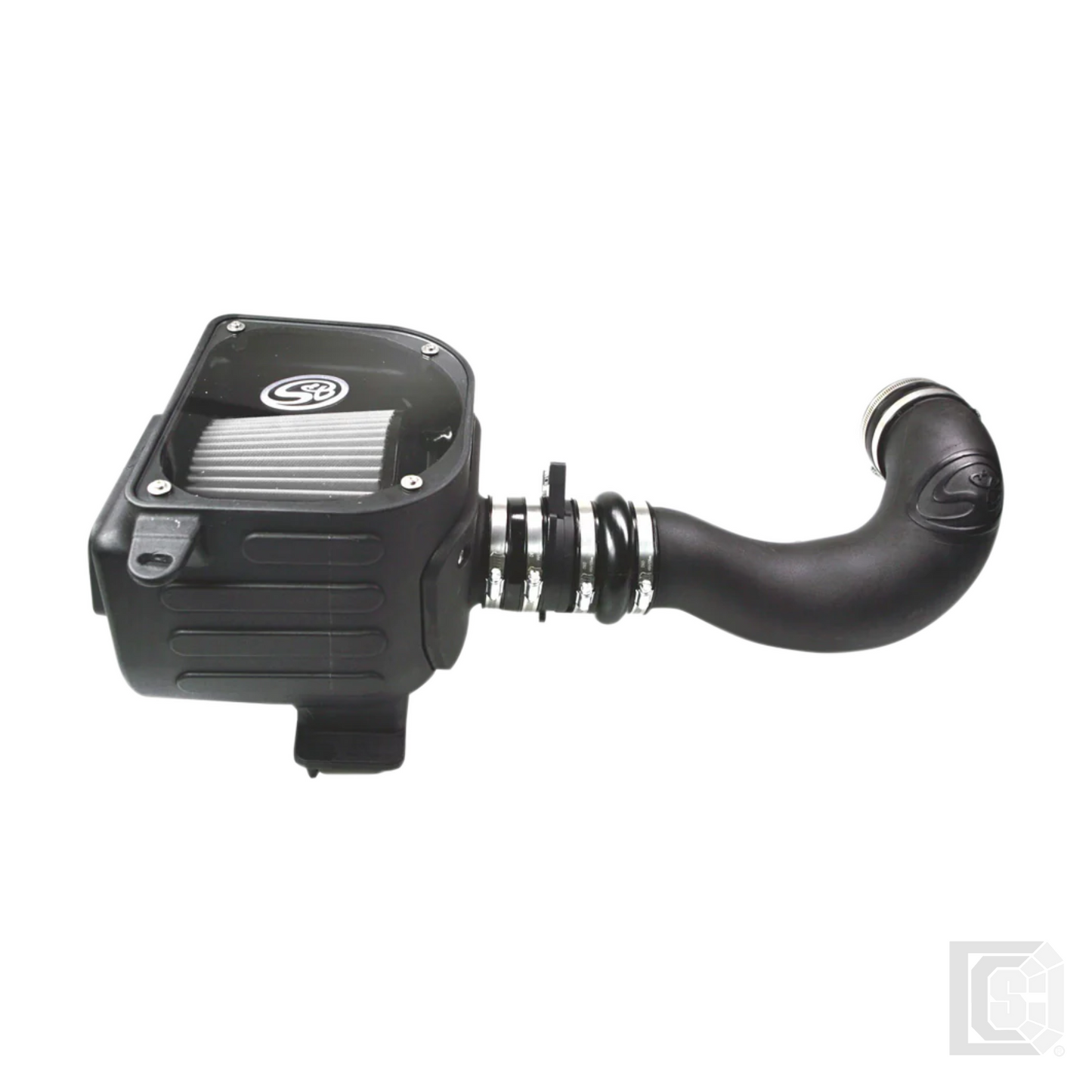 SB - Cold Air Intake For 07-08 GMC Sierra 4.8L, 5.3L, 6.0L Dry Extendable White - 75-5021D