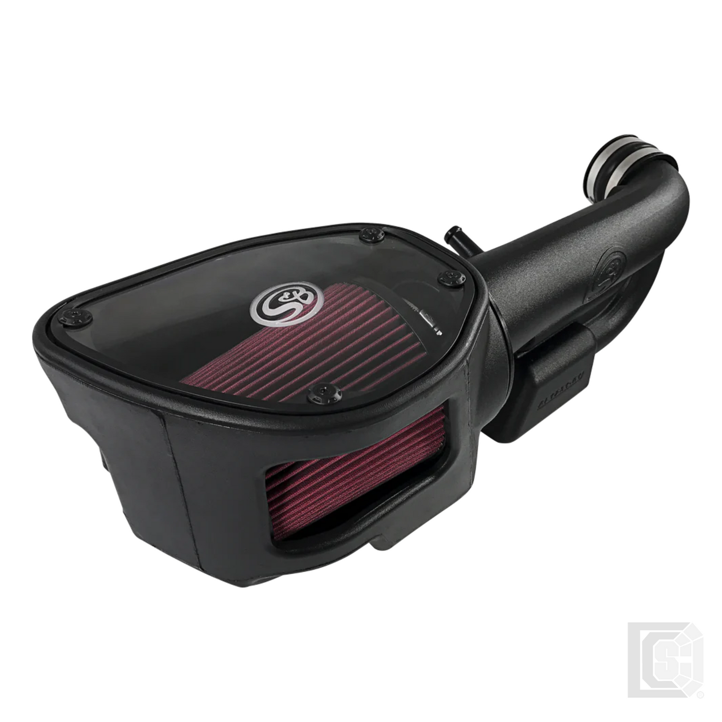 SB - Cold Air Intake For 12-18 Jeep Wrangler JK V6-3.6L Oiled Cotton Cleanable Red - 75-5060