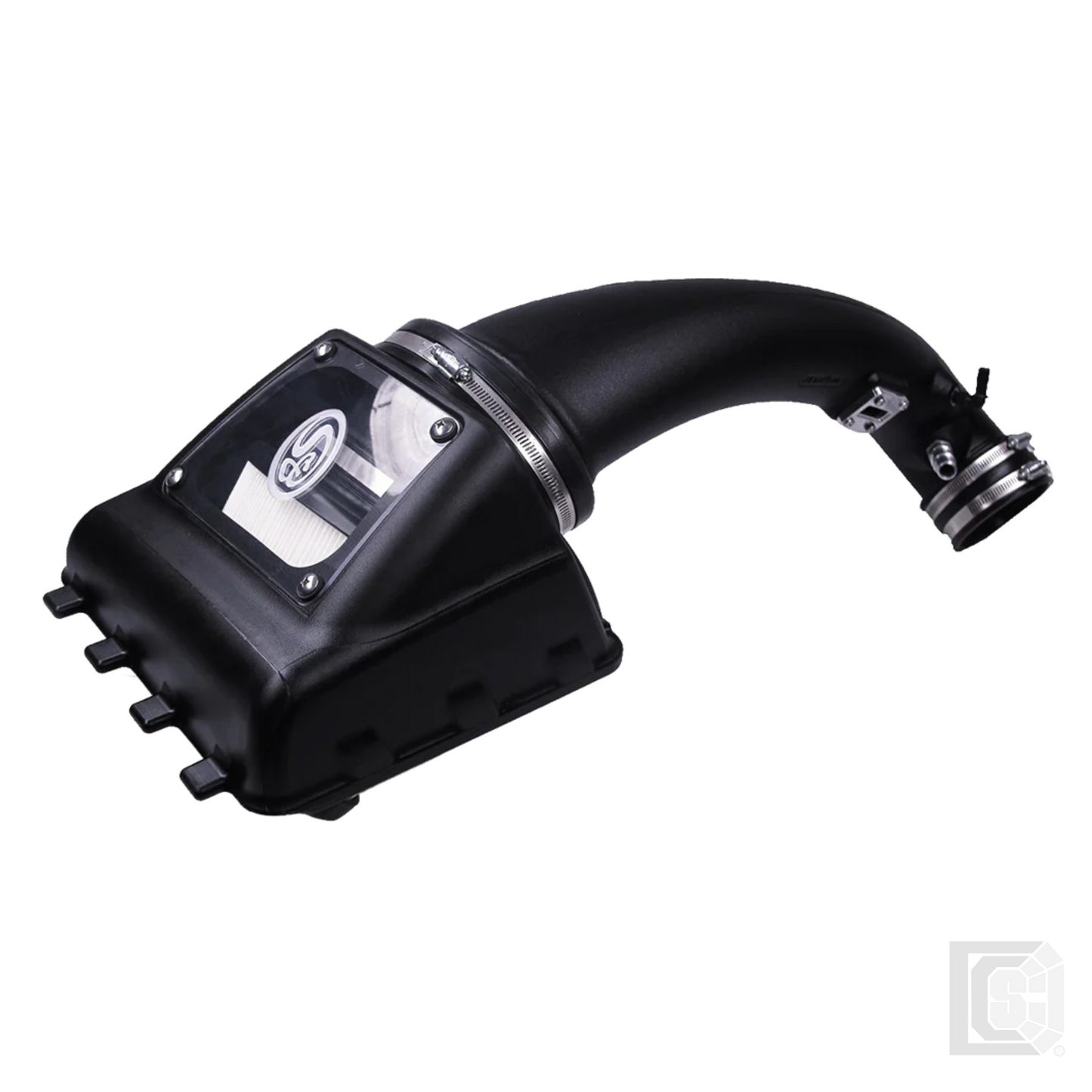 SB - Cold Air Intake For 11-14 Ford F150 V8-5.0L Dry Dry Extendable White - 75-5076D