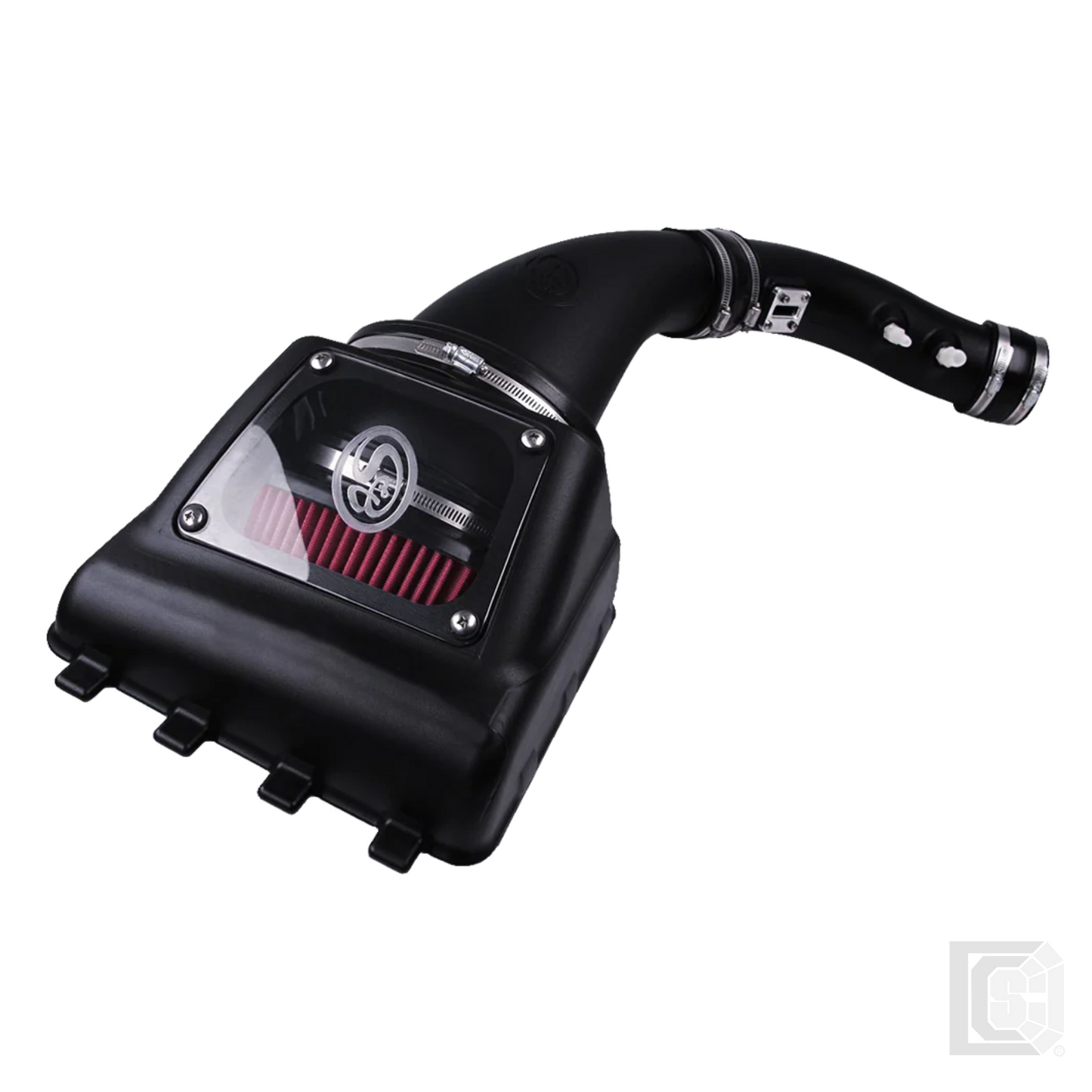 SB - Cold Air Intake For 10-16 Ford F150 V8-6.2L Raptor Oiled Cotton Cleanable Red - 75-5077