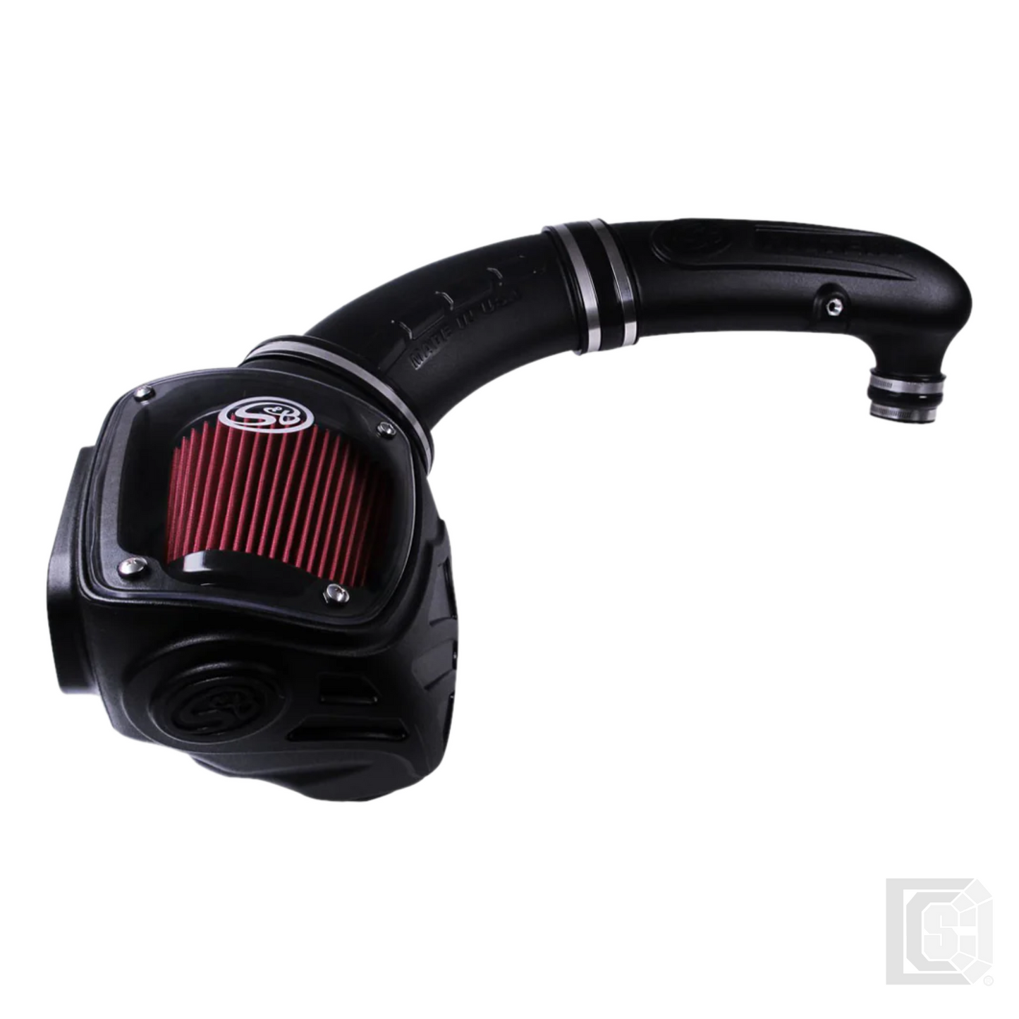 SB - Cold Air Intake For 97-06 Jeep Wrangler TJ L6-4.0L Oiled Cotton Cleanable Red - 75-5079