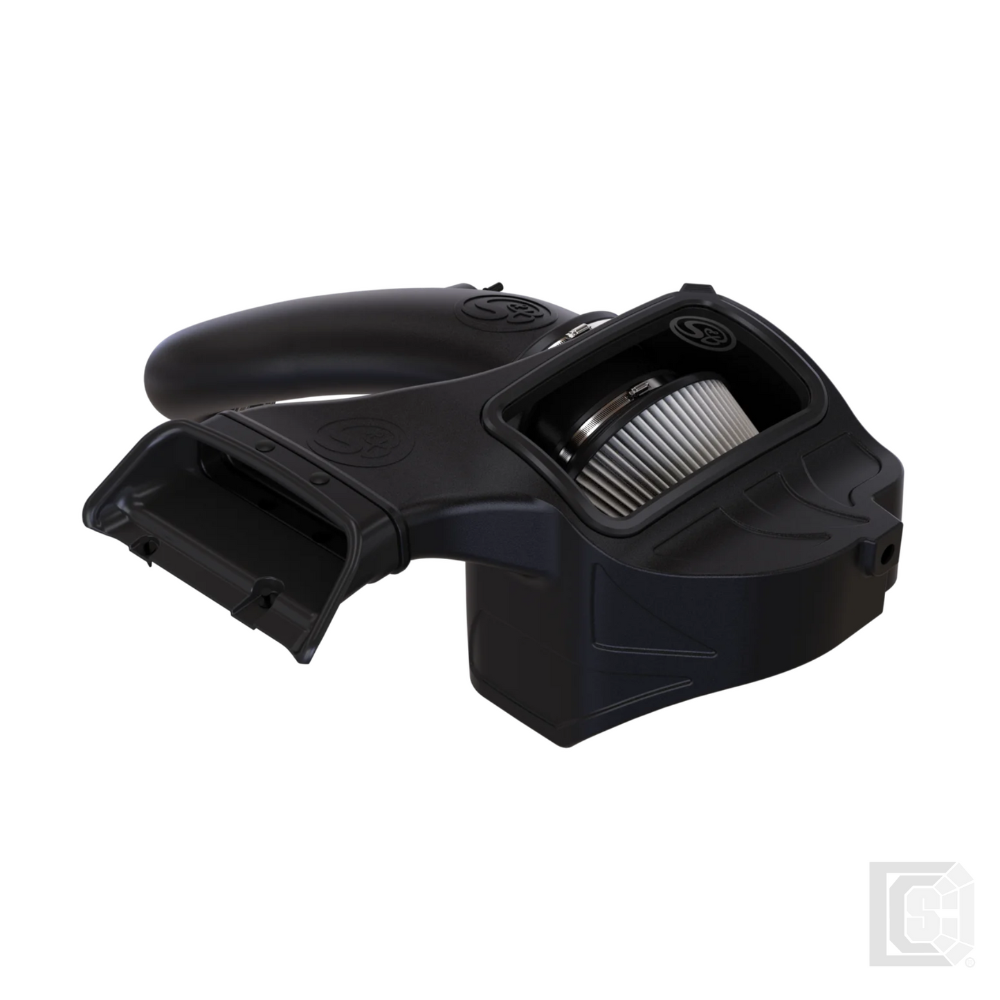 SB - Cold Air Intake For 15-17 Ford F150 V8-5.0L Dry Extendable White - 75-5083D