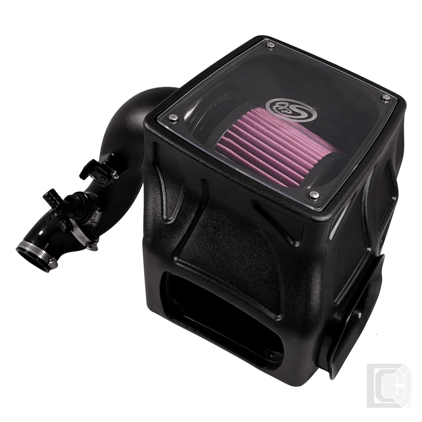 SB - Cold Air Intake For 16-19 Chevrolet Colorado GMC Canyon 2.8L Duramax Cotton Cleanable Red - 75-5086