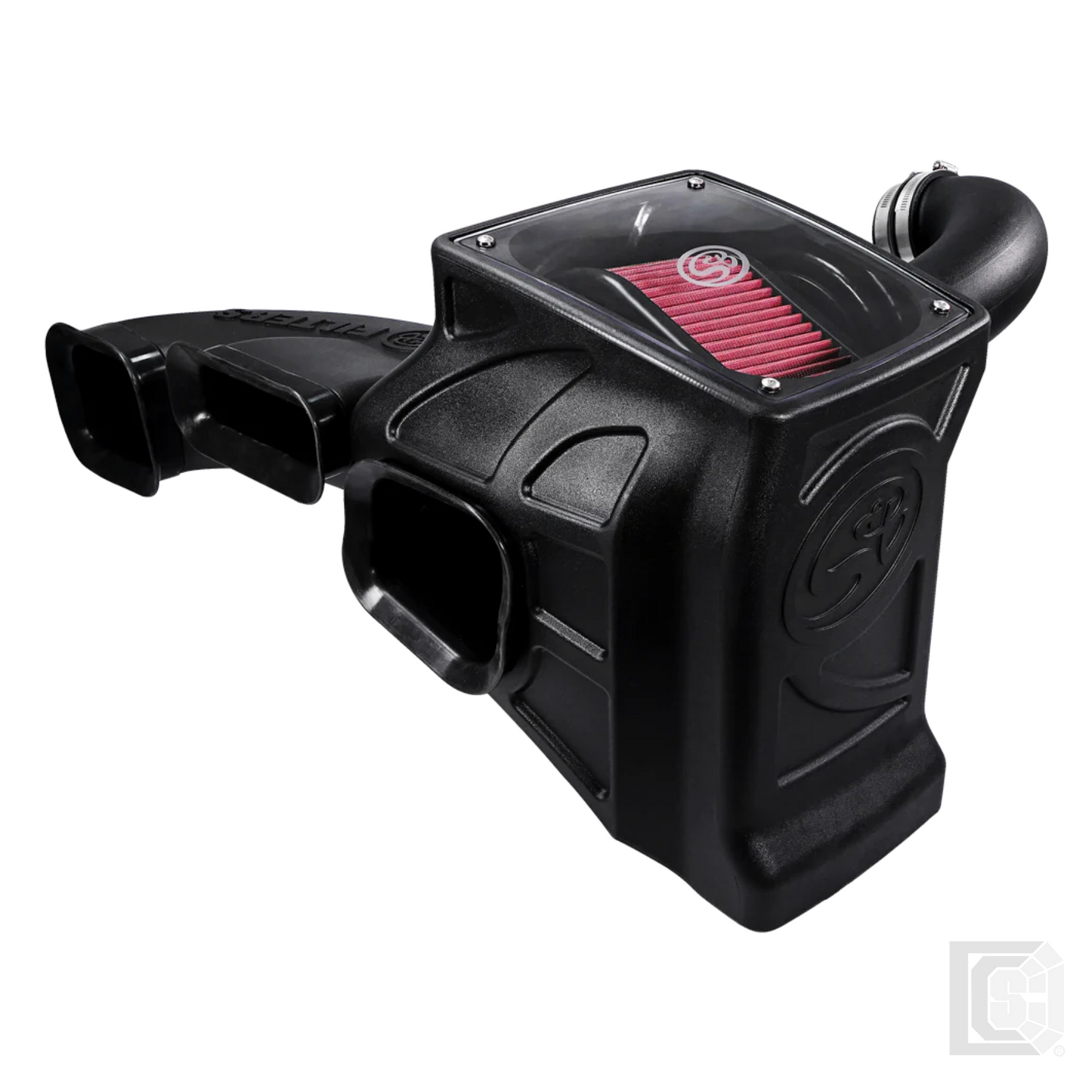 SB - Cold Air Intake For 15-16 Chevrolet Colorado GMC Canyon 3.6L V6 Oiled Cotton Cleanable Red - 75-5088
