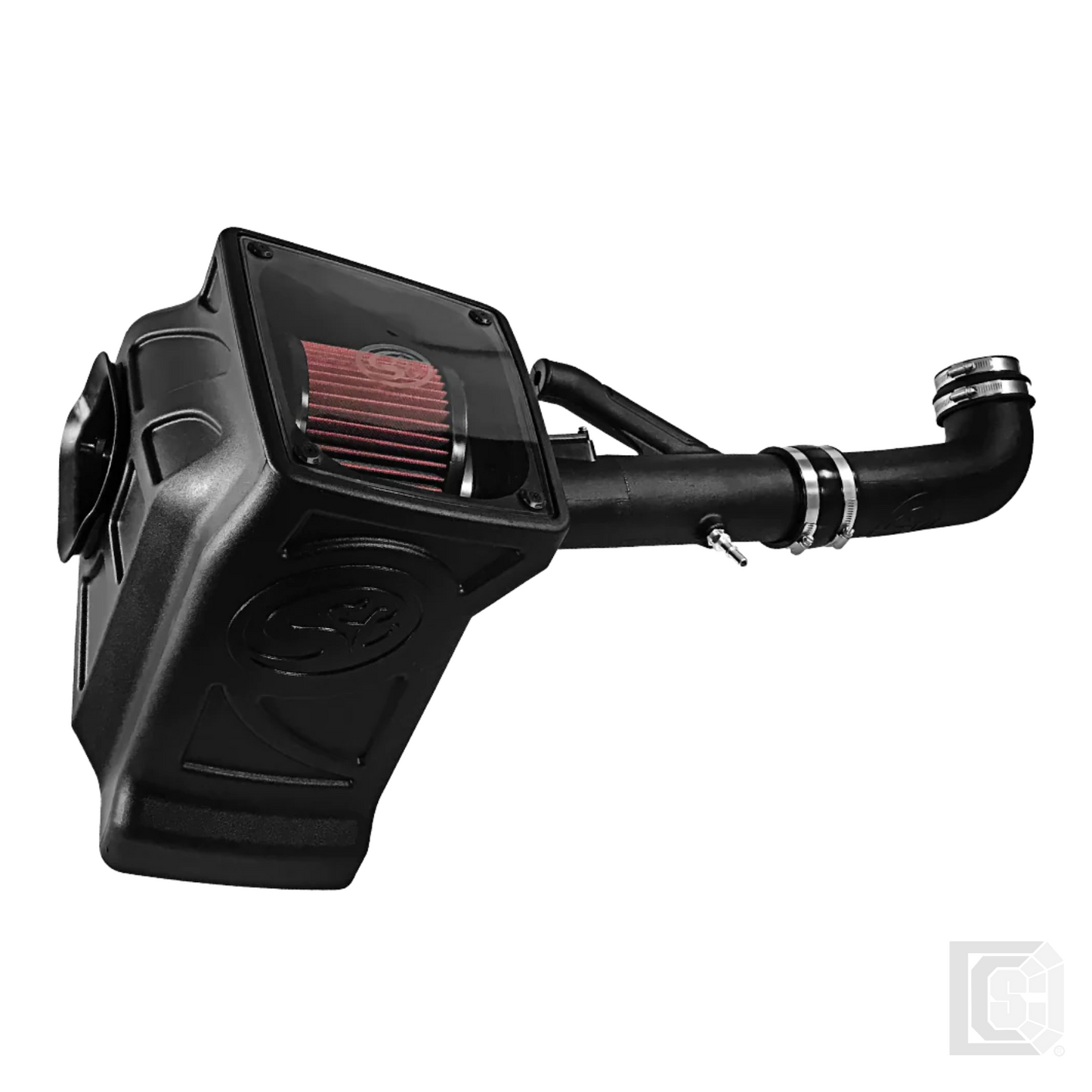 SB - Cold Air Intake For 17-22 Chevrolet Colorado GMC Canyon 3.6L V6 Oiled Cotton Cleanable Red - 75-5089