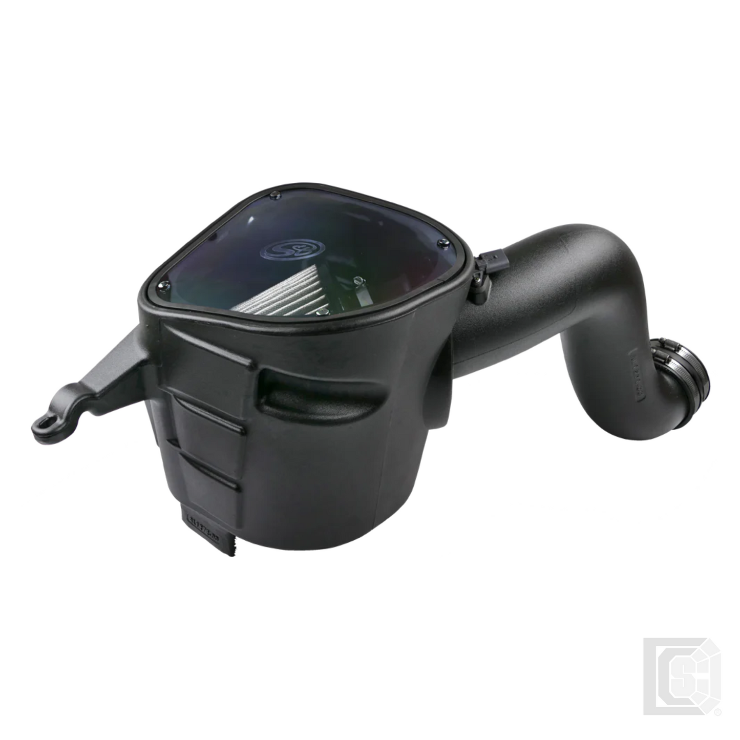 SB - Cold Air Intake For 03-07 Dodge Ram 2500 3500 5.9L Cummins Dry Extendable White - 75-5094D