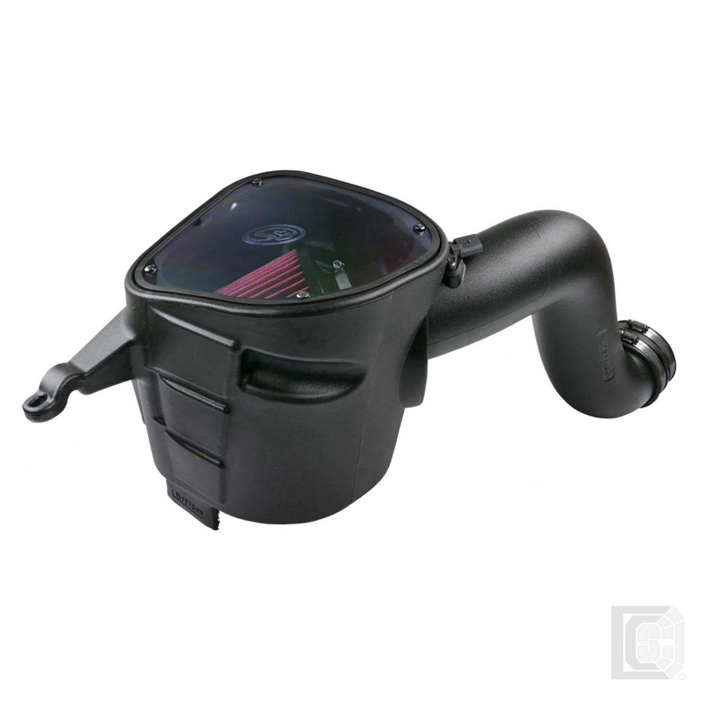 SB - Cold Air Intake For 03-07 Dodge Ram 2500 3500 5.9L Cummins Cotton Cleanable Red  - 75-5094