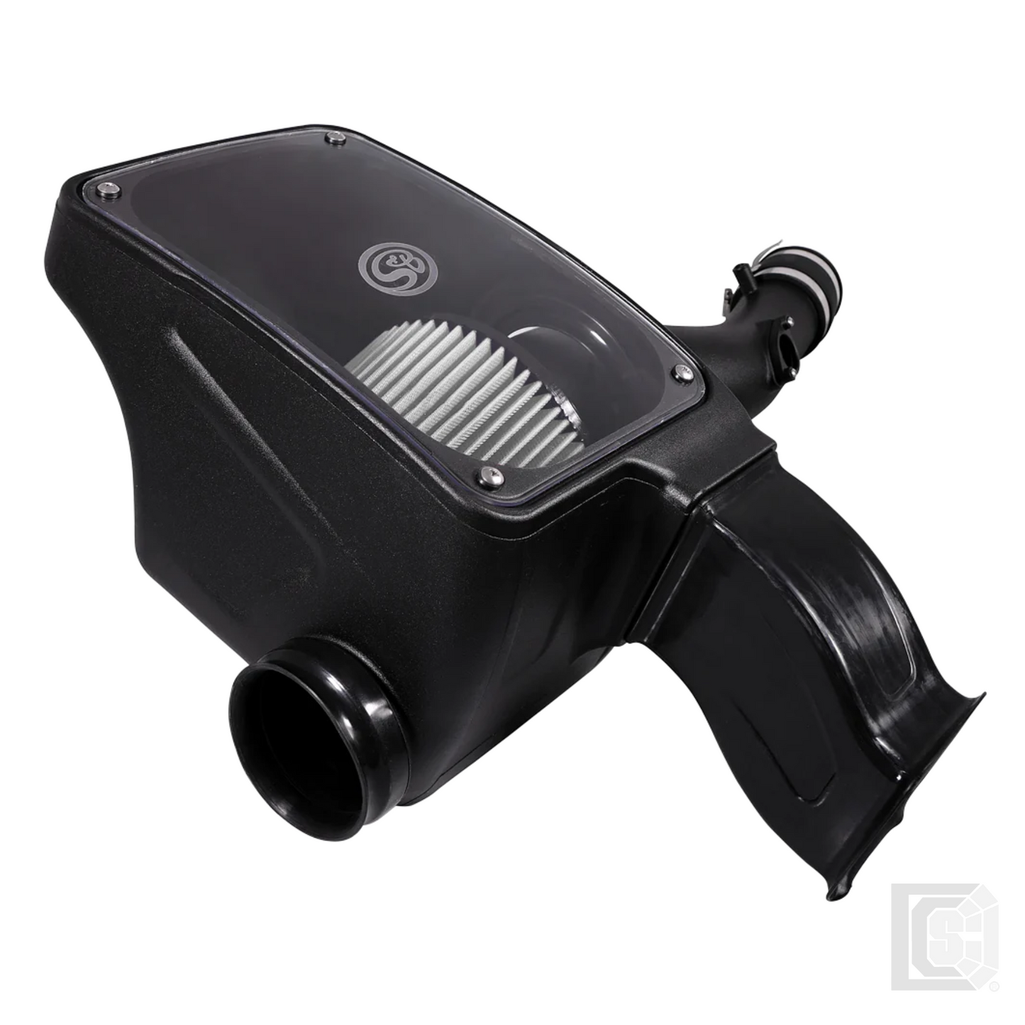 SB - Cold Air Intake For 16-18 Toyota Tacoma 3.5L Dry Extendable White - 75-5096D