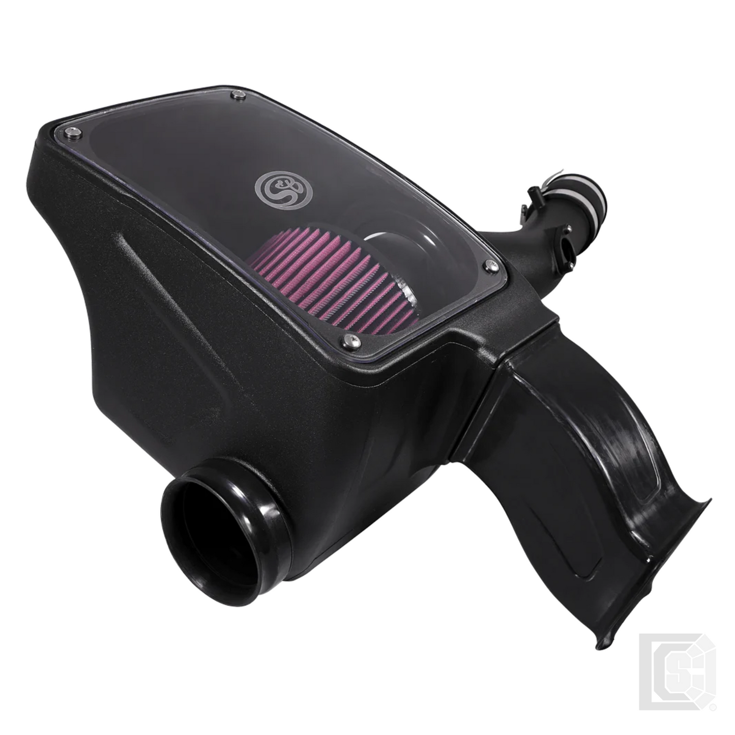 SB - Cold Air Intake For 16-18 Toyota Tacoma 3.5L Oiled Cotton Cleanable Red - 75-5096