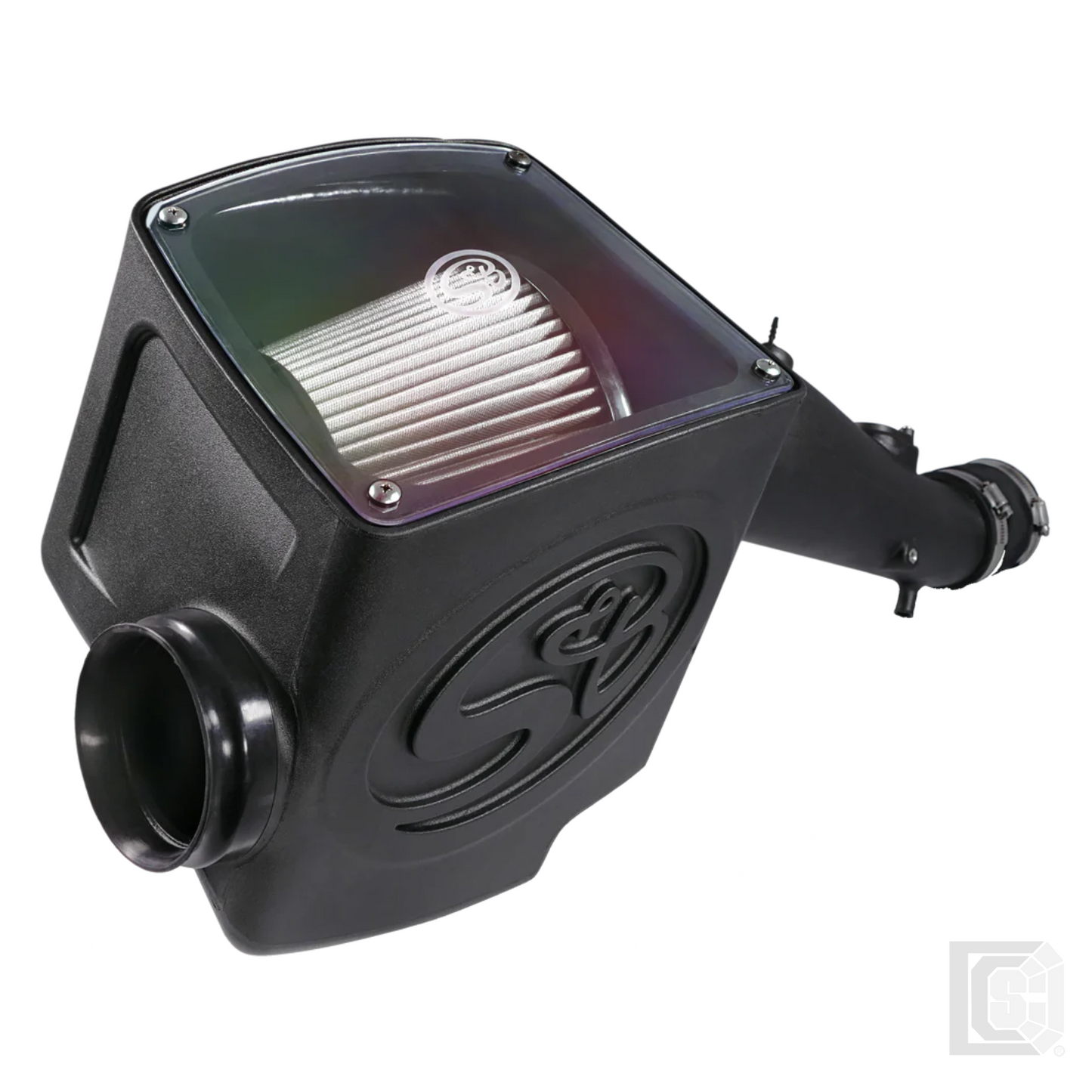 SB - Cold Air Intake For 12-15 Toyota Tacoma 4.0L Dry Dry Extendable White - 75-5100D