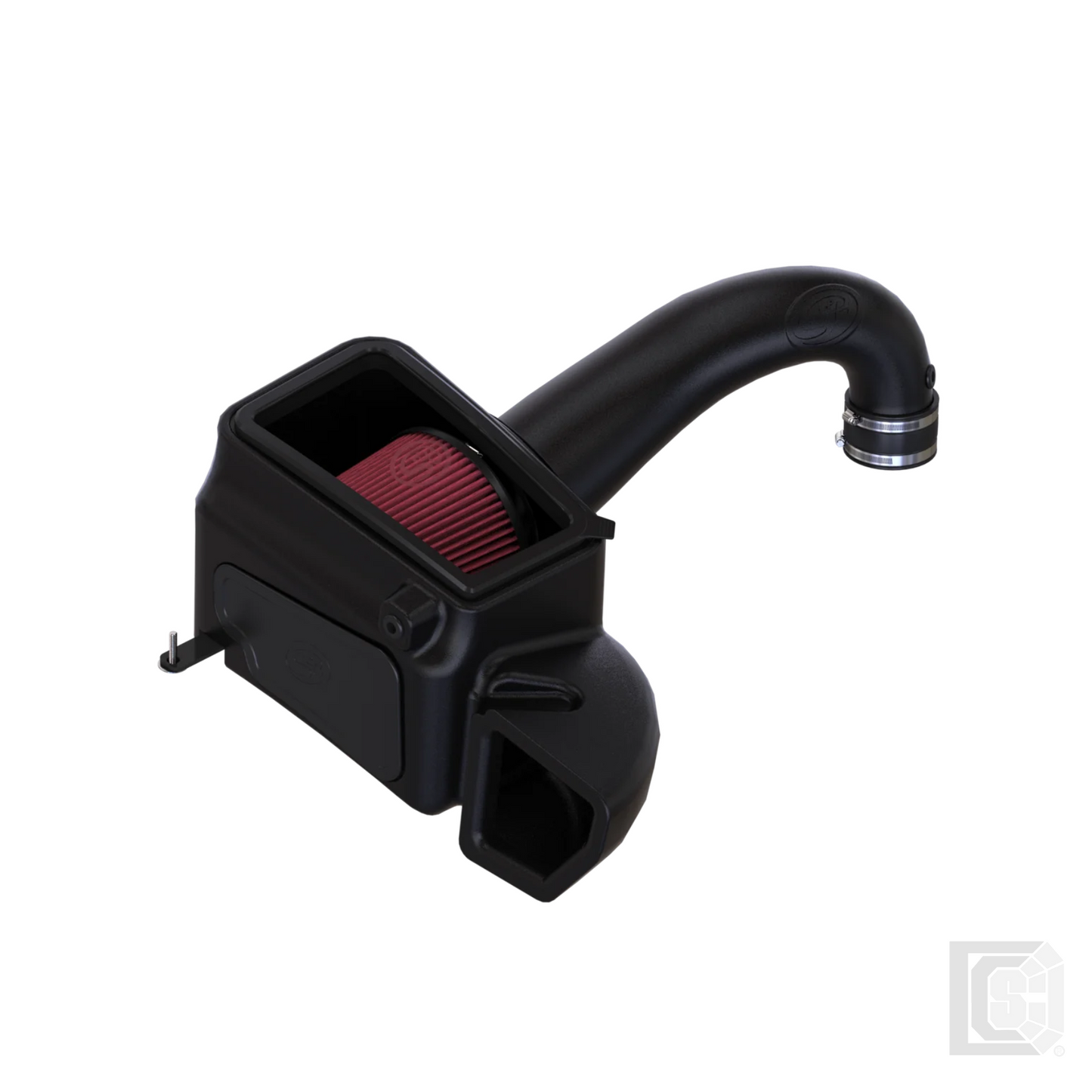 SB - Cold Air Intake For 09-18 Dodge Ram 1500/ 2500/ 3500 Hemi V8-5.7L Cotton Cleanable Red - 75-5106