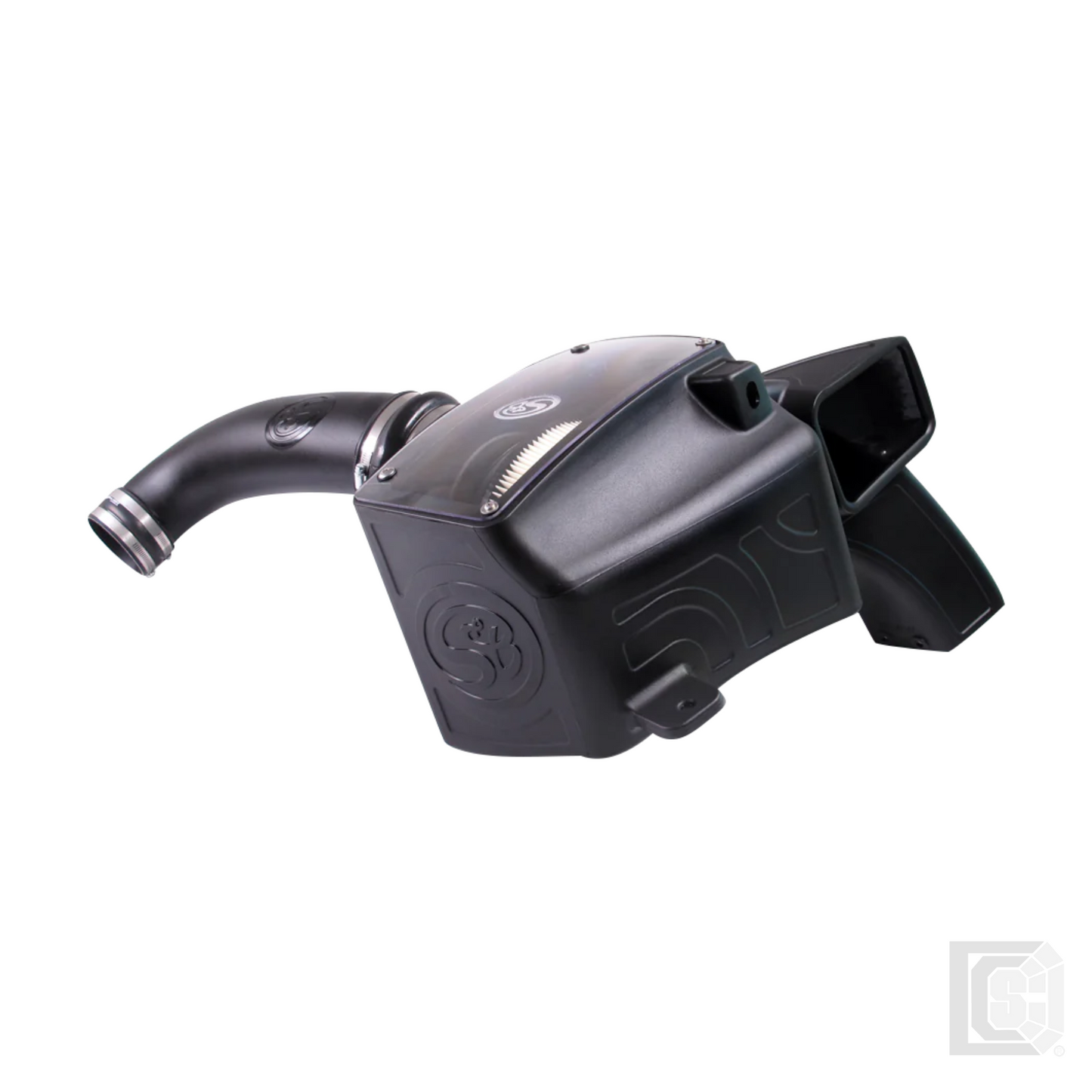 SB - Cold Air Intake For 03-08 Dodge Ram 2500 3500 5.7L Dry Dry Extendable White - 75-5111D