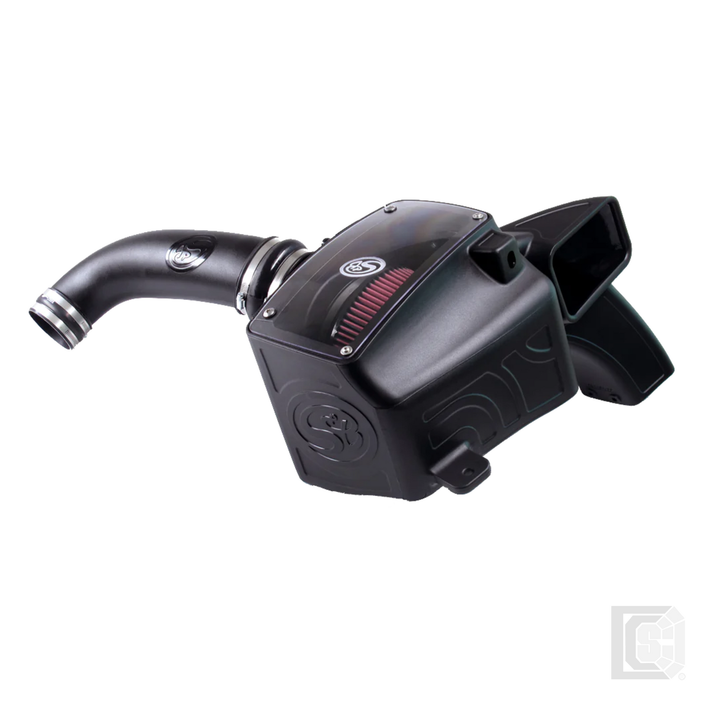 SB - Cold Air Intake For 03-08 Dodge Ram 2500 3500 5.7L Oiled Cotton Cleanable Red - 75-5111