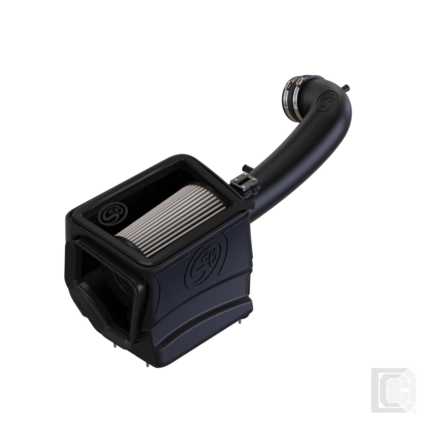 SB - Cold Air Intake For 17-18 Chevrolet GMC Silverado/ Sierra 1500, Tahoe, Suburban, Yukon, XL, Denali, 5.3L, 6.2L Dry Extendable White - 75-5116D