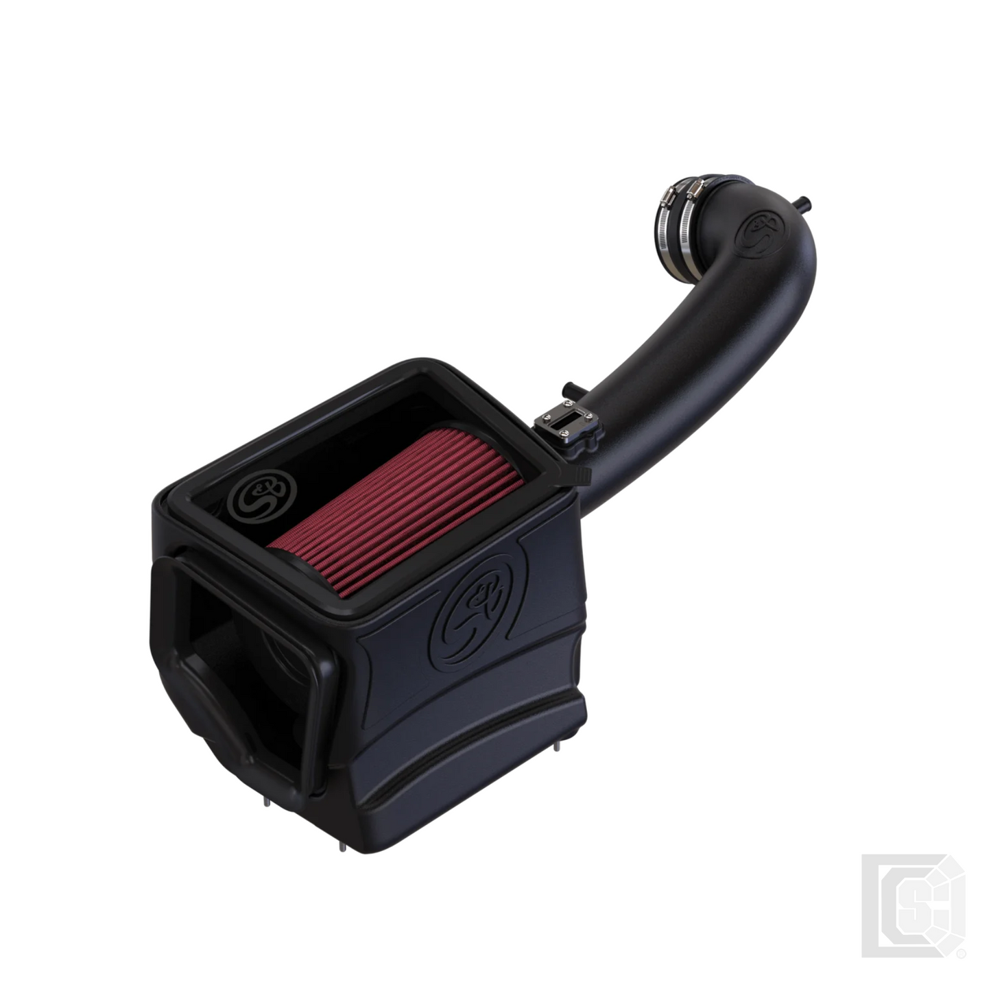 SB - Cold Air Intake For 17-18 Chevrolet GMC Silverado/ Sierra 1500, Tahoe, Suburban, Yukon, XL, Denali, 5.3L, 6.2L Cotton Cleanable Red - 75-5116