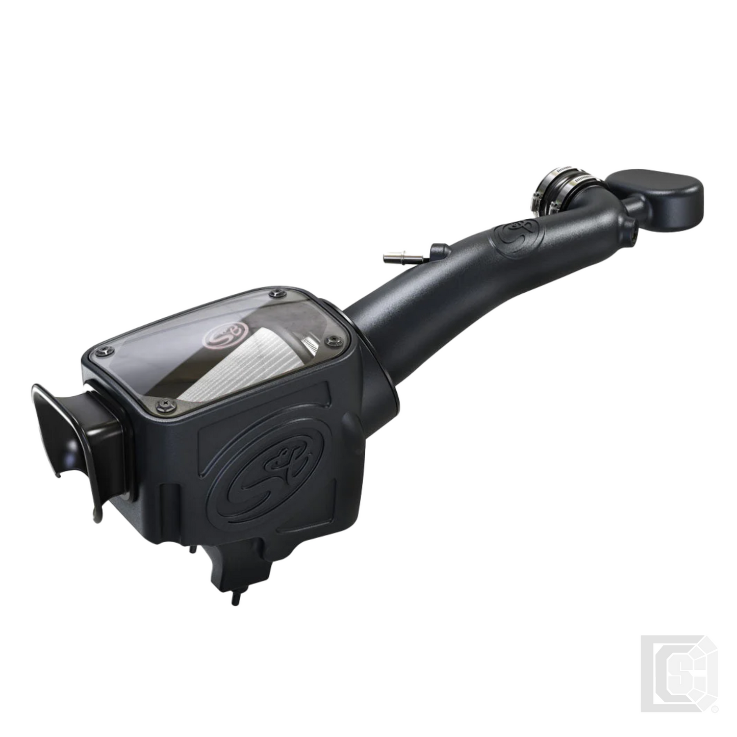 SB - Cold Air Intake For 18-22 Jeep Wrangler JL/Rubicon 3.6L Dry Dry Extendable White - 75-5121D