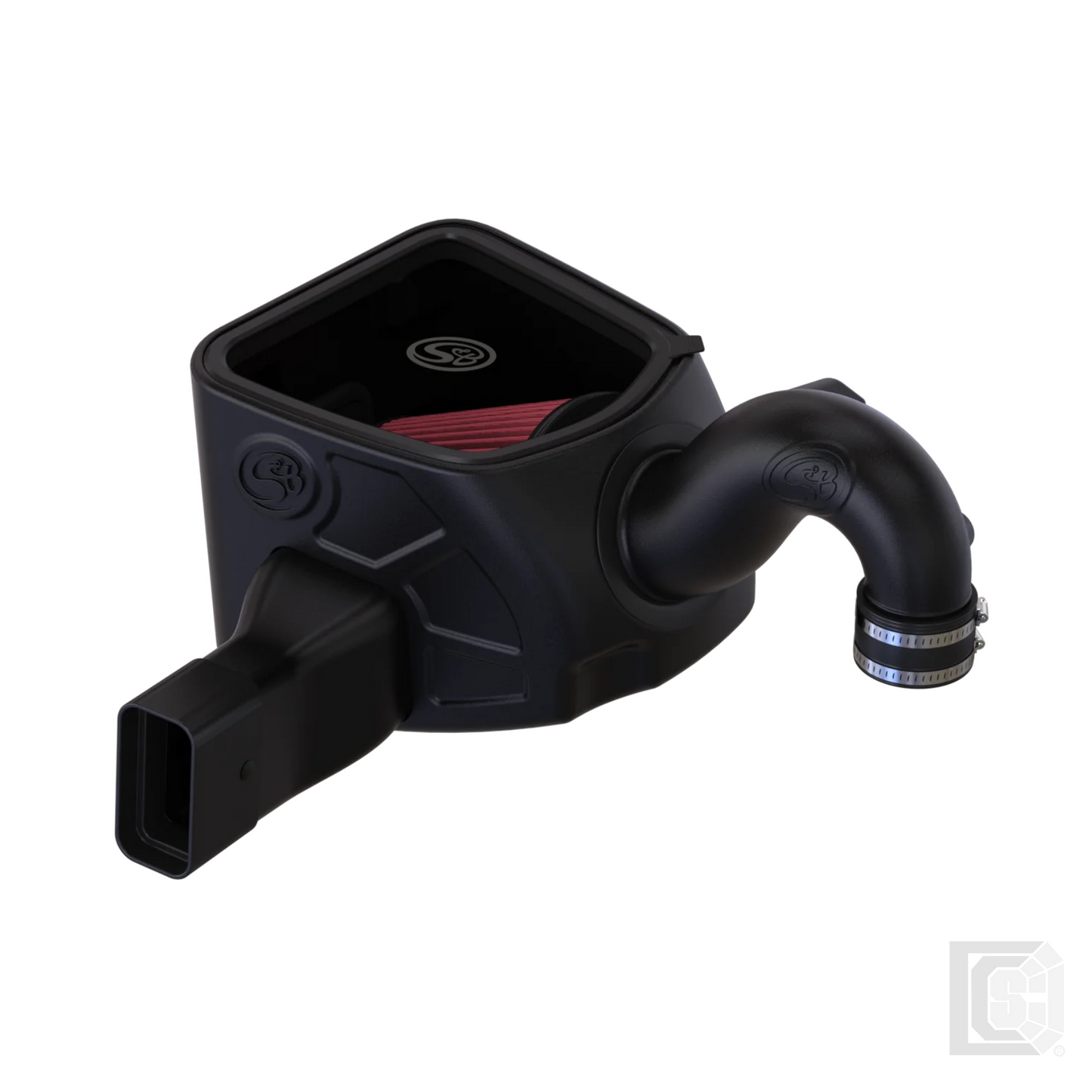 SB - Cold Air Intake For 19-22 Dodge Ram 1500 2500 3500 5.7L Hemi Cotton Cleanable Red - 75-5124