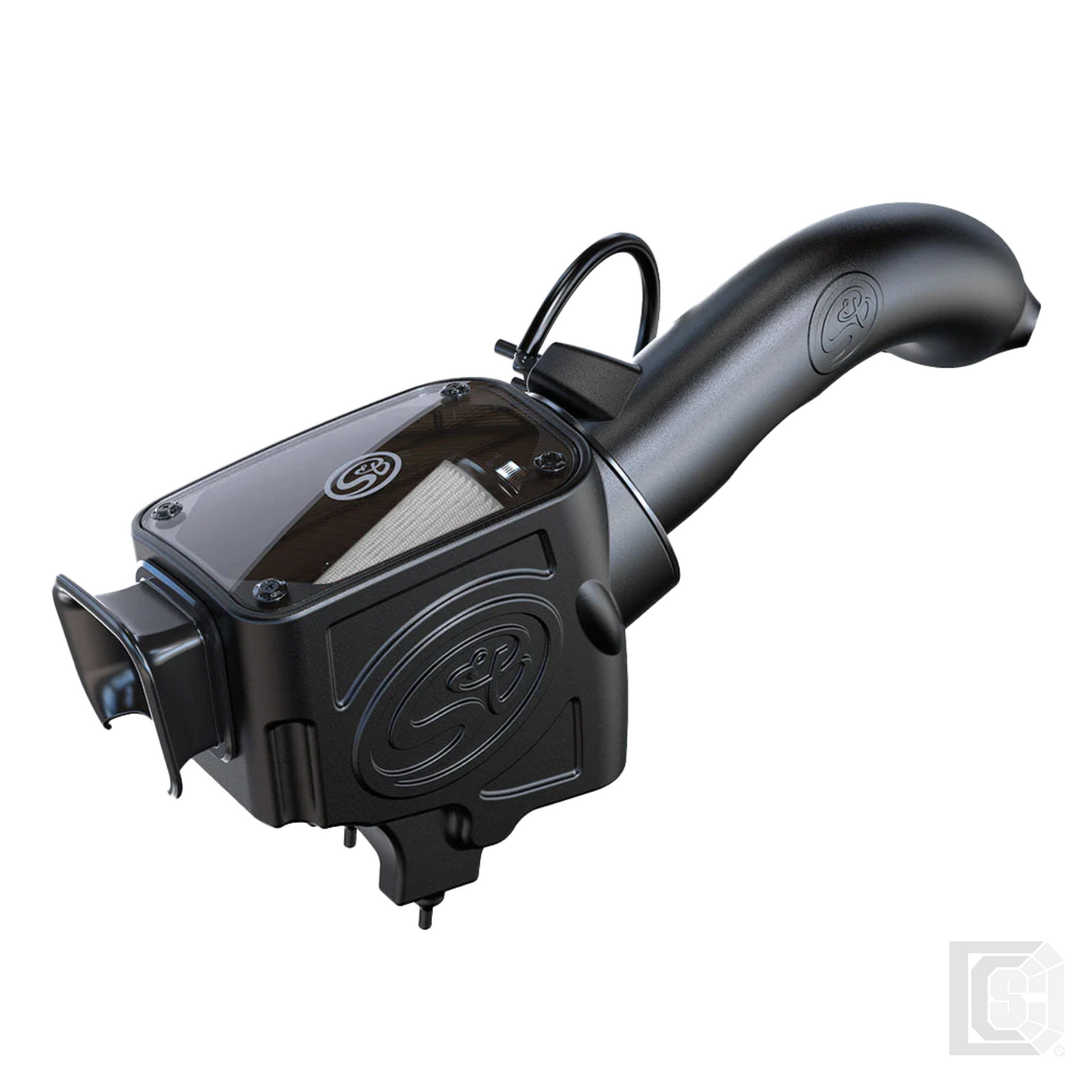 SB - Cold Air Intake For 18-22 Jeep Wranlger JL 2.0L Turbo Dry Dry Extendable White - 75-5129D