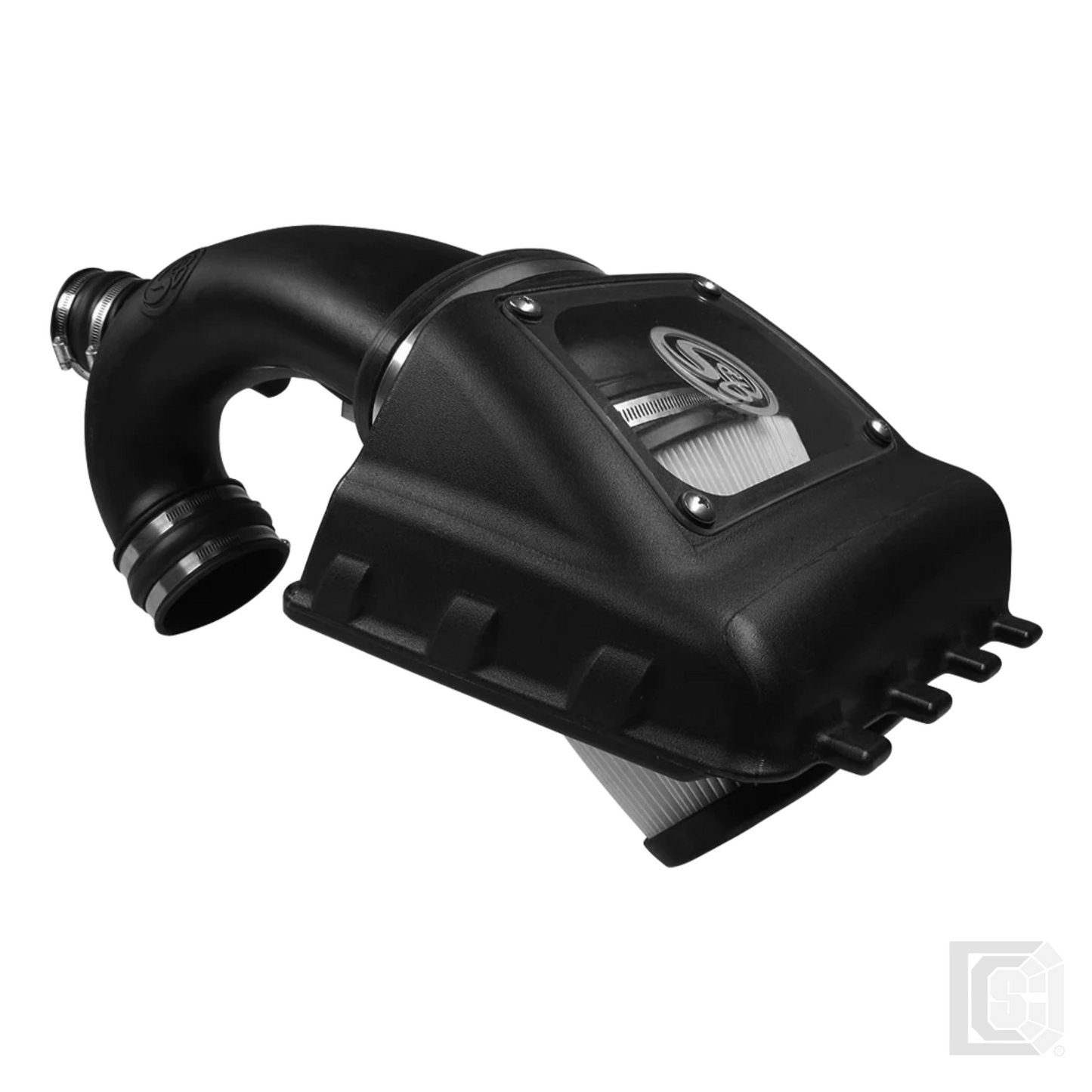 SB - Cold Air Intake For 15-17 Ford Expedition 3.5L Ecoboost Dry Dry Extendable White - 75-5130D