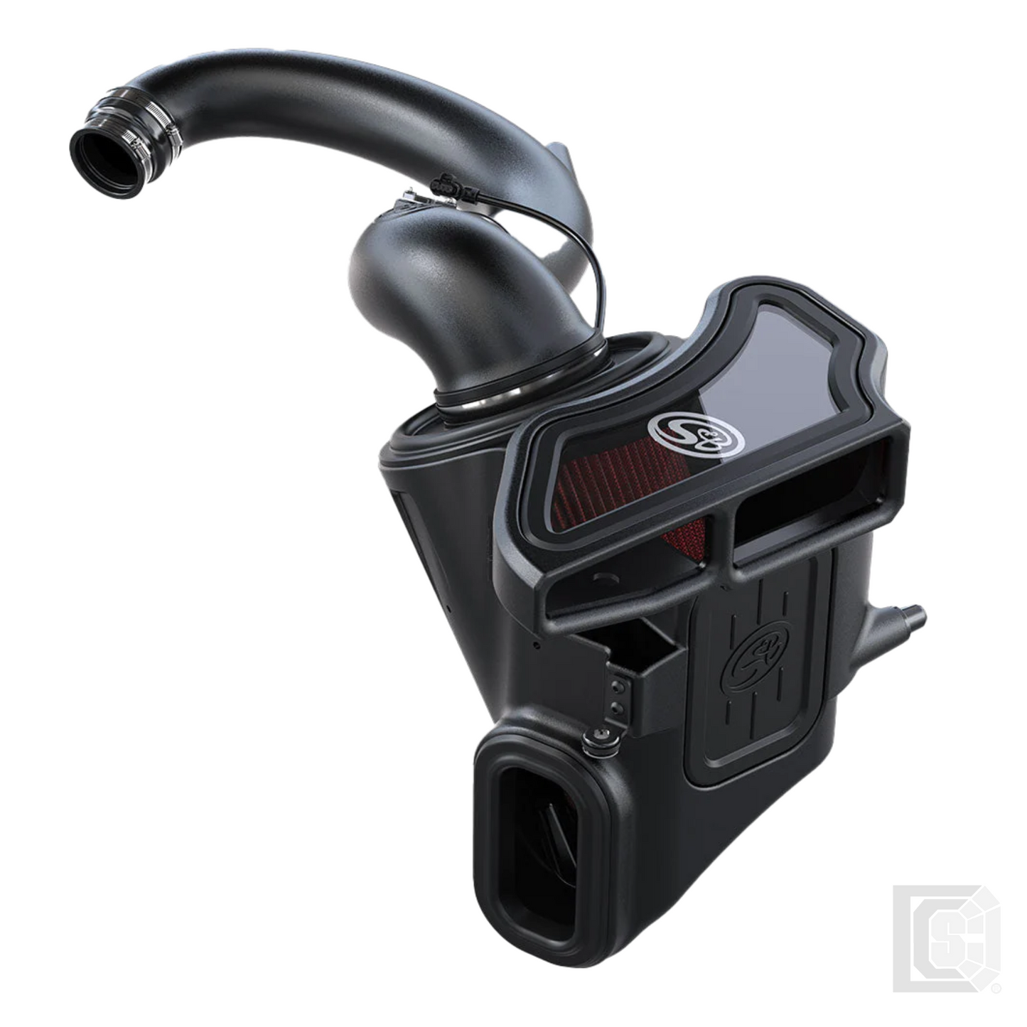 SB - Cold Air Intake For 20-22 Silverado/Sierra 1500, Tahoe, Yukon, Suburban, Escalade, Duramax 3.0L Cotton Filter - 75-5137-1