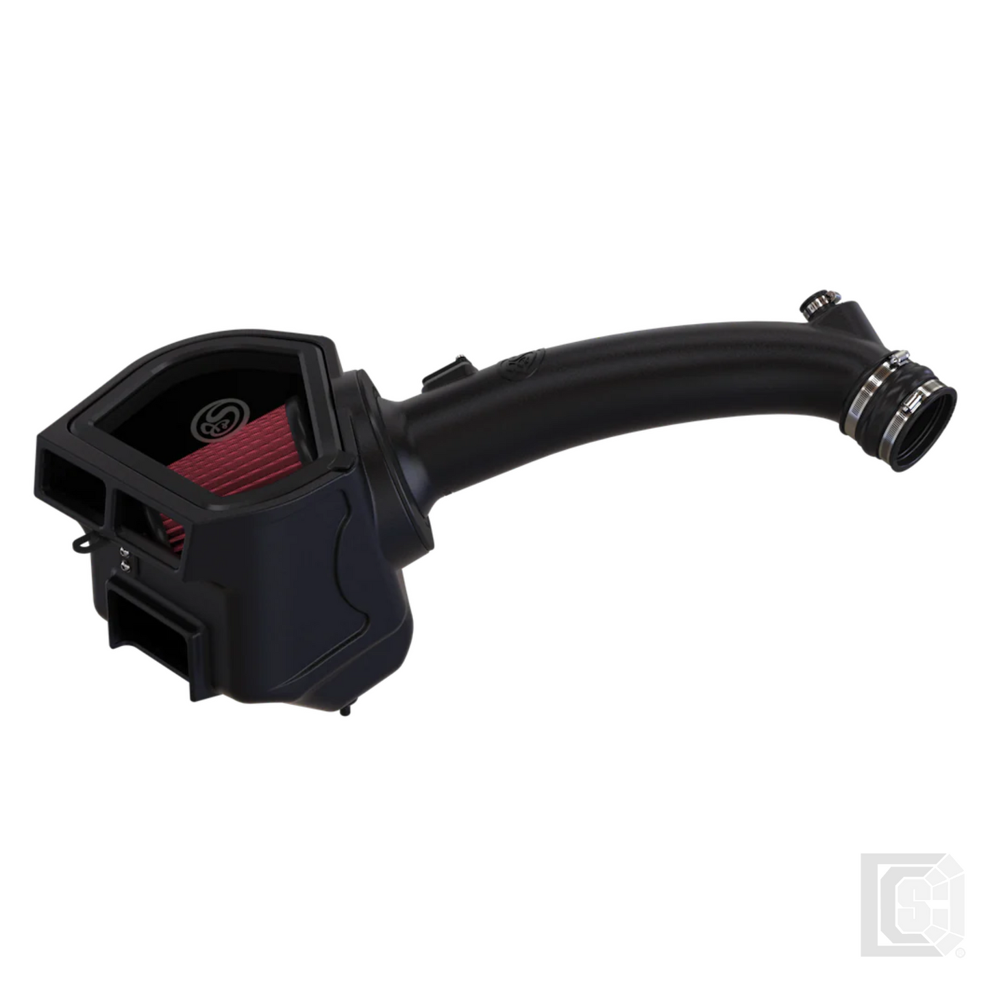 SB - Cold Air Intake For 20-23 Jeep Wrangler / Gladiator 3.0L Ecodiesel Cotton Cleanable Red - 75-5145