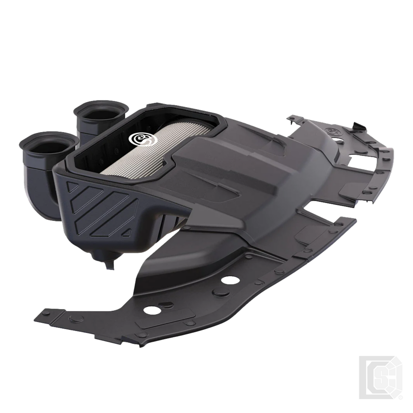 SB - Cold Air Intake for the 2021-2022 RAM 1500 TRX V8 6.2L Dry Extendable White - 75-5150D