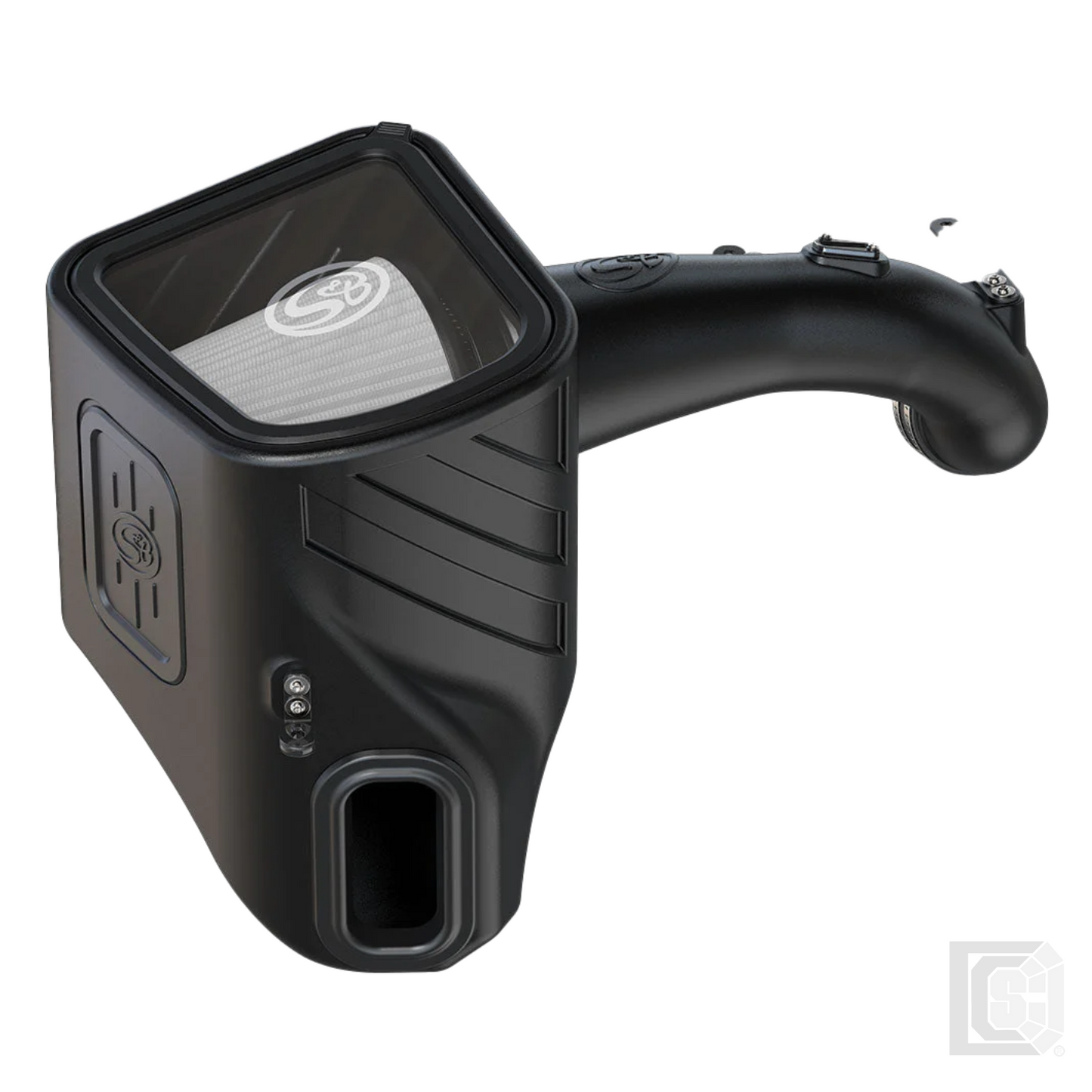 SB - Cold Air Intake For 20-22 Silverado/Sierra 2500 3500 6.6L with Dry Extendable Filter - 75-5158D