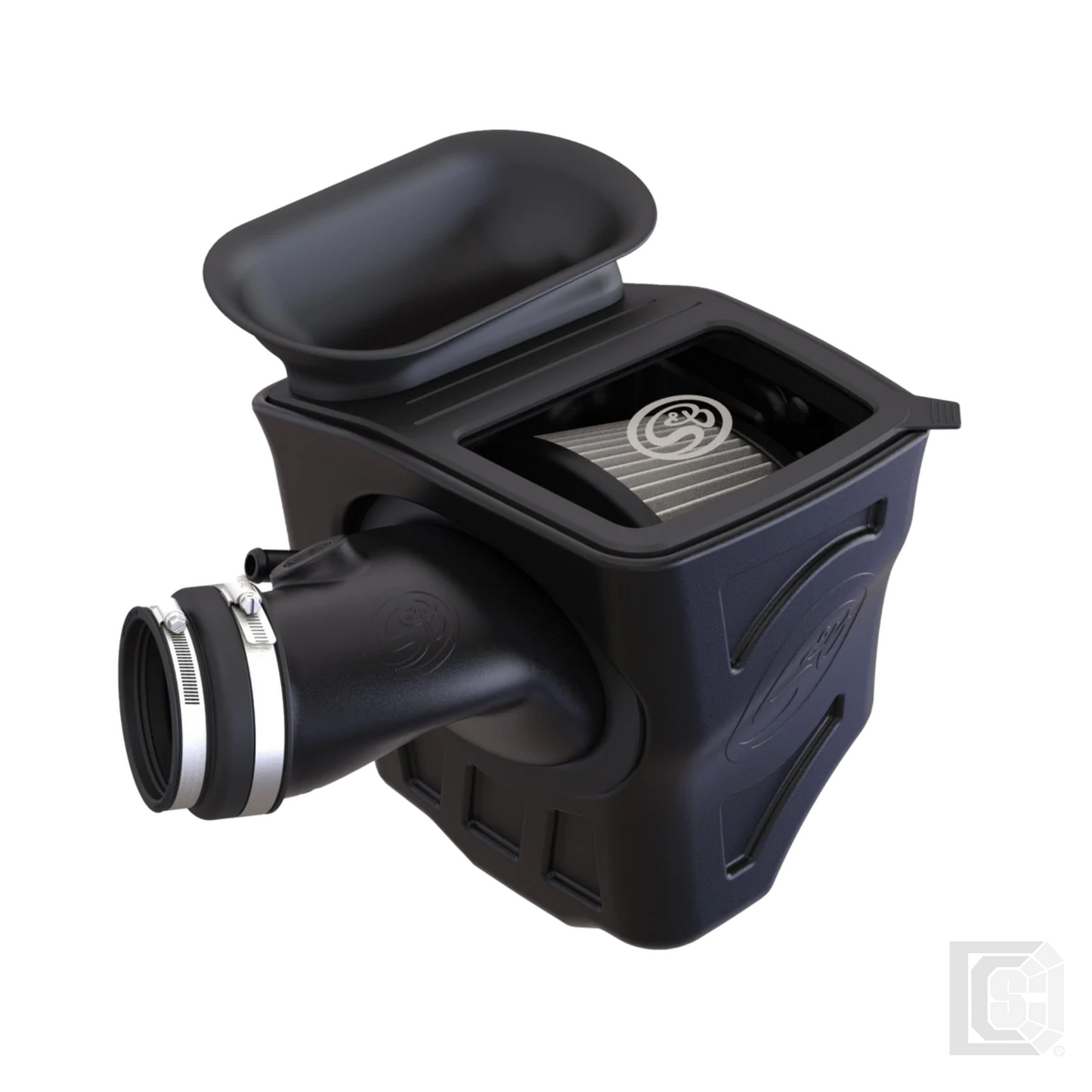 SB - Cold Air Intake For 21-22 Jeep Wrangler 392 6.4L Dry Extendable White - 75-5159D