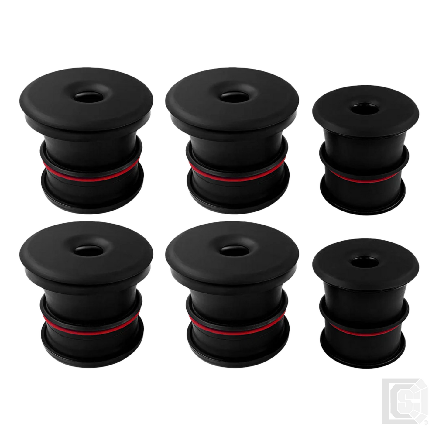 SB - Silicone Body Mount Kit For 03-07 Ford F-250/F-350 Powerstroke 6.0L Reg/Extended Cab 4 Pc - 81-1000