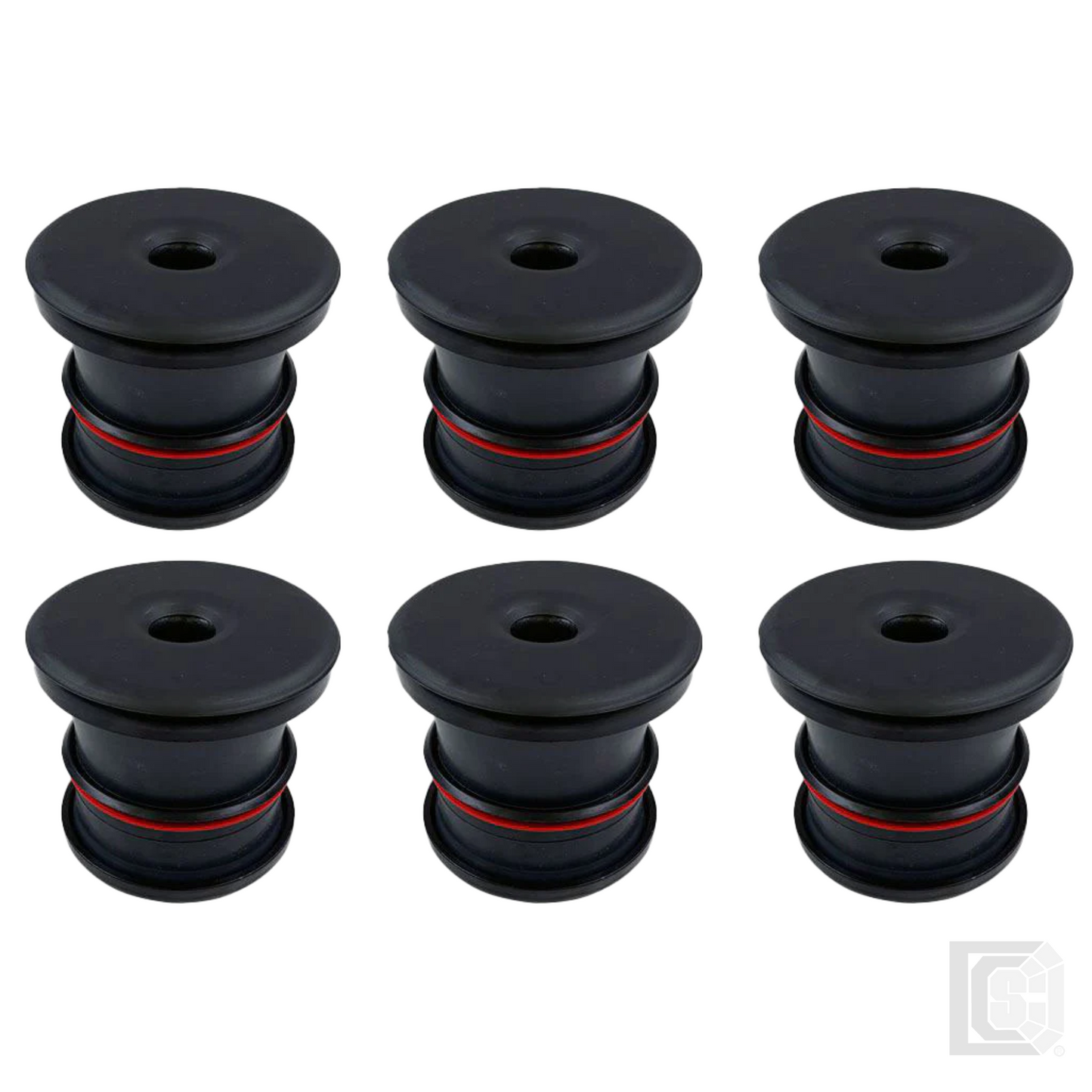 SB - Silicone Body Mount Kit For 08-16 Ford F-250/F-350 Powerstroke 6.4L/6.7L Reg/Extend Cab 6 Pc - 81-1002