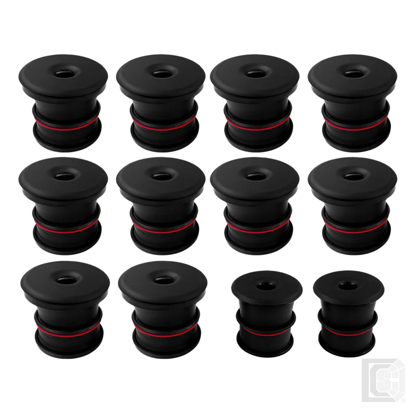 SB - Silicone Body Mount Kit For 03-05 Ford Excursion 6.0L 12pc - 81-1006