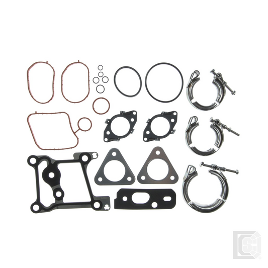Mahle - 11 – 14 Ford Super Duty Turbocharger Mounting Gasket Set - GS33692