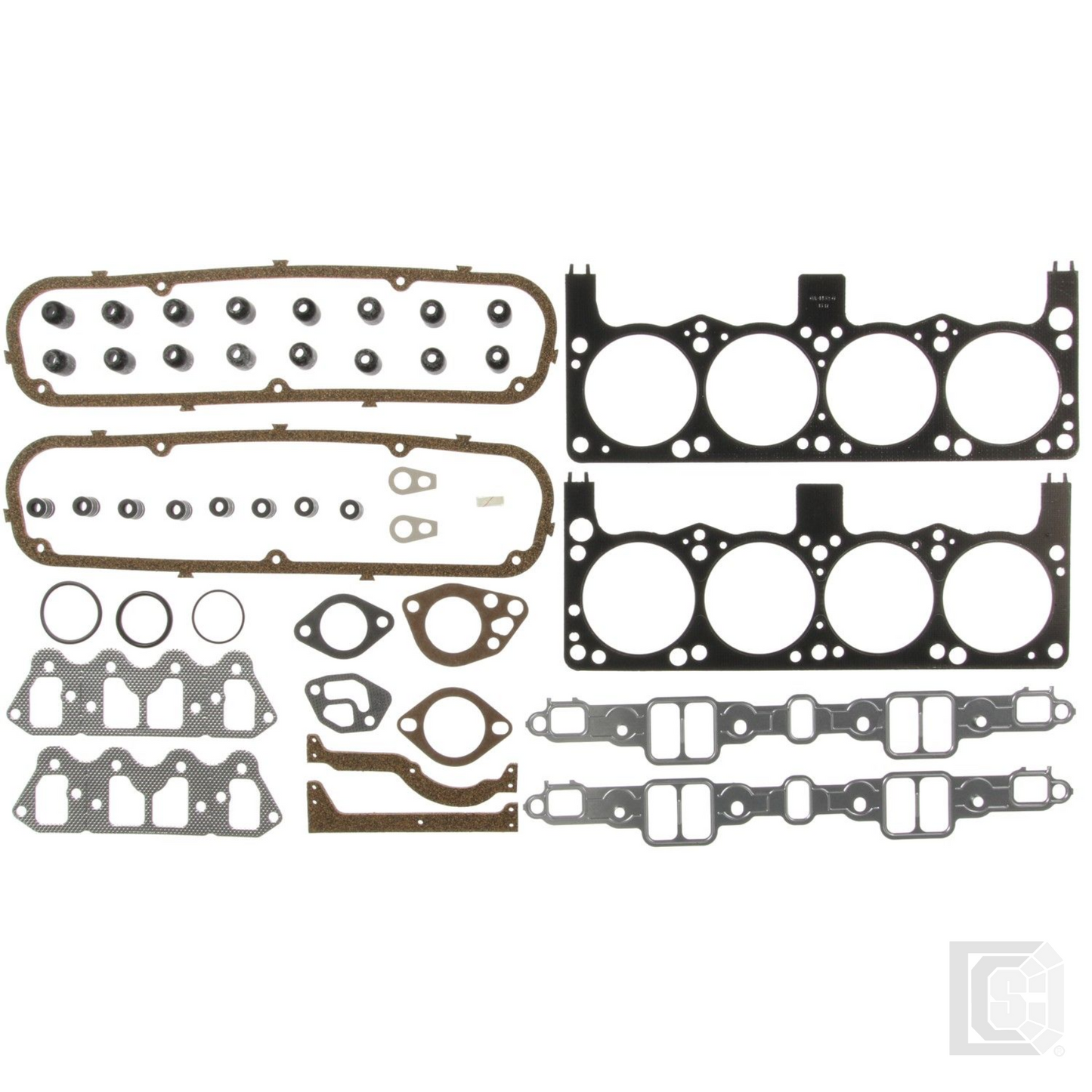 Mahle - 60s - 80s Small-Block V8 Engine Cylinder Head Gasket Set - HS3536