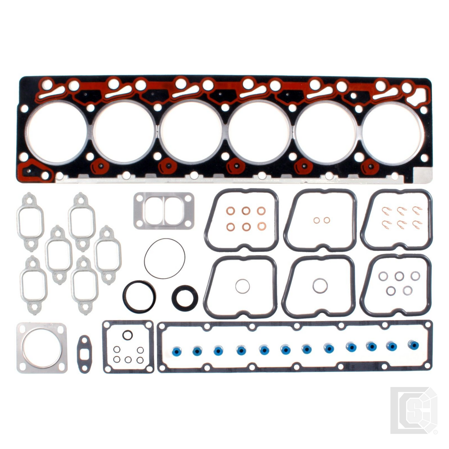 Mahle - Freightliner, Kenworth & Peterbilt Engine Cylinder Head Gasket Set - HS4068B