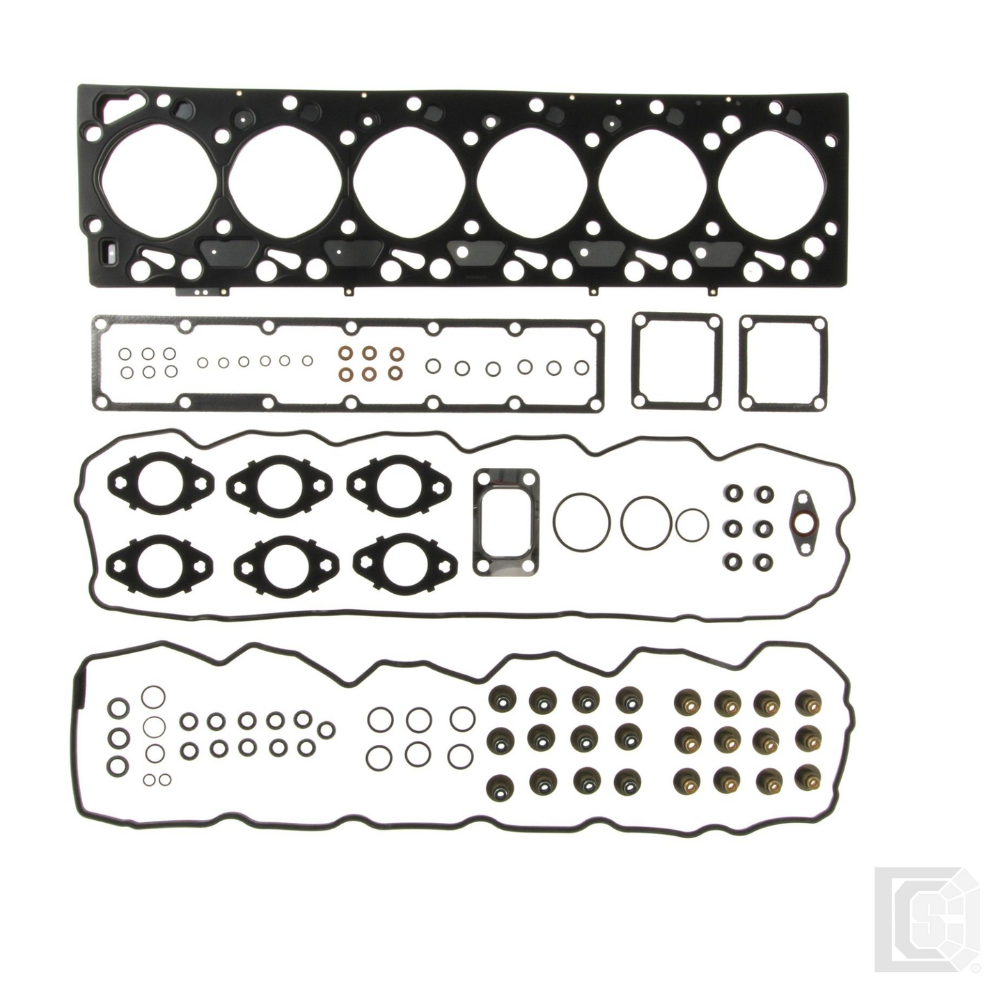 Mahle - 5.9L & 6.7L Cummins Engine Cylinder Head Gasket Set - HS54557