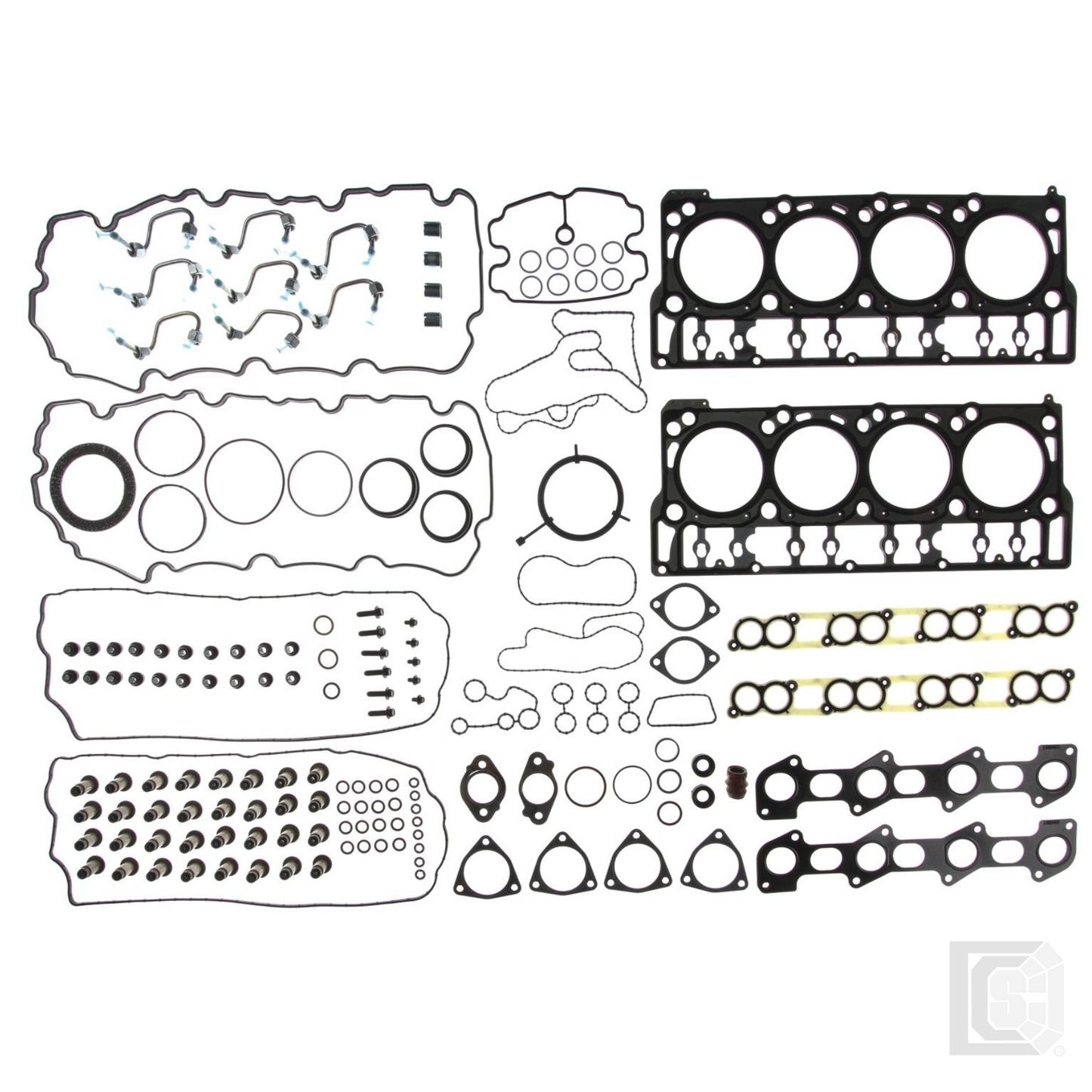 Mahle - 6.4L Power Stroke Engine Cylinder Head Gasket Set - HS54657