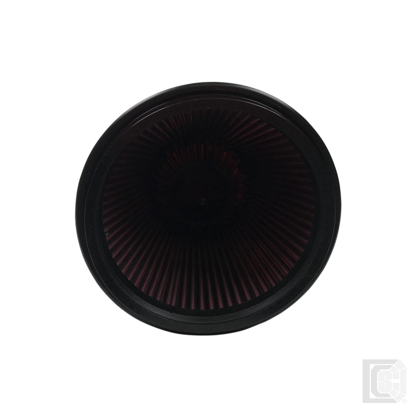 SB - Air Filter For Intake Kits 75-2557 Oiled Cotton Cleanable 6 Inch Red - KF-1016