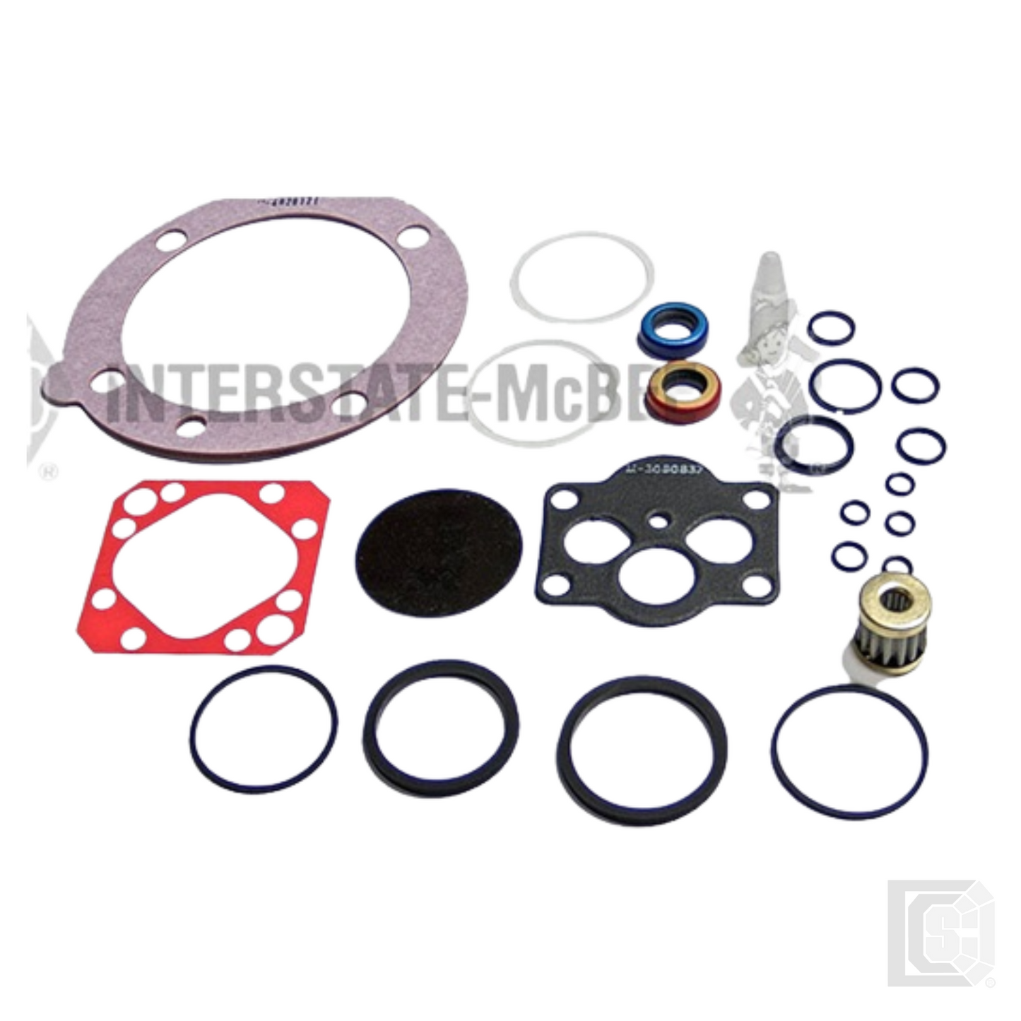Interstate McBee - Cummins NT-N14 Replacement Fuel Pump Overhaul Seal Kit - M-3803478