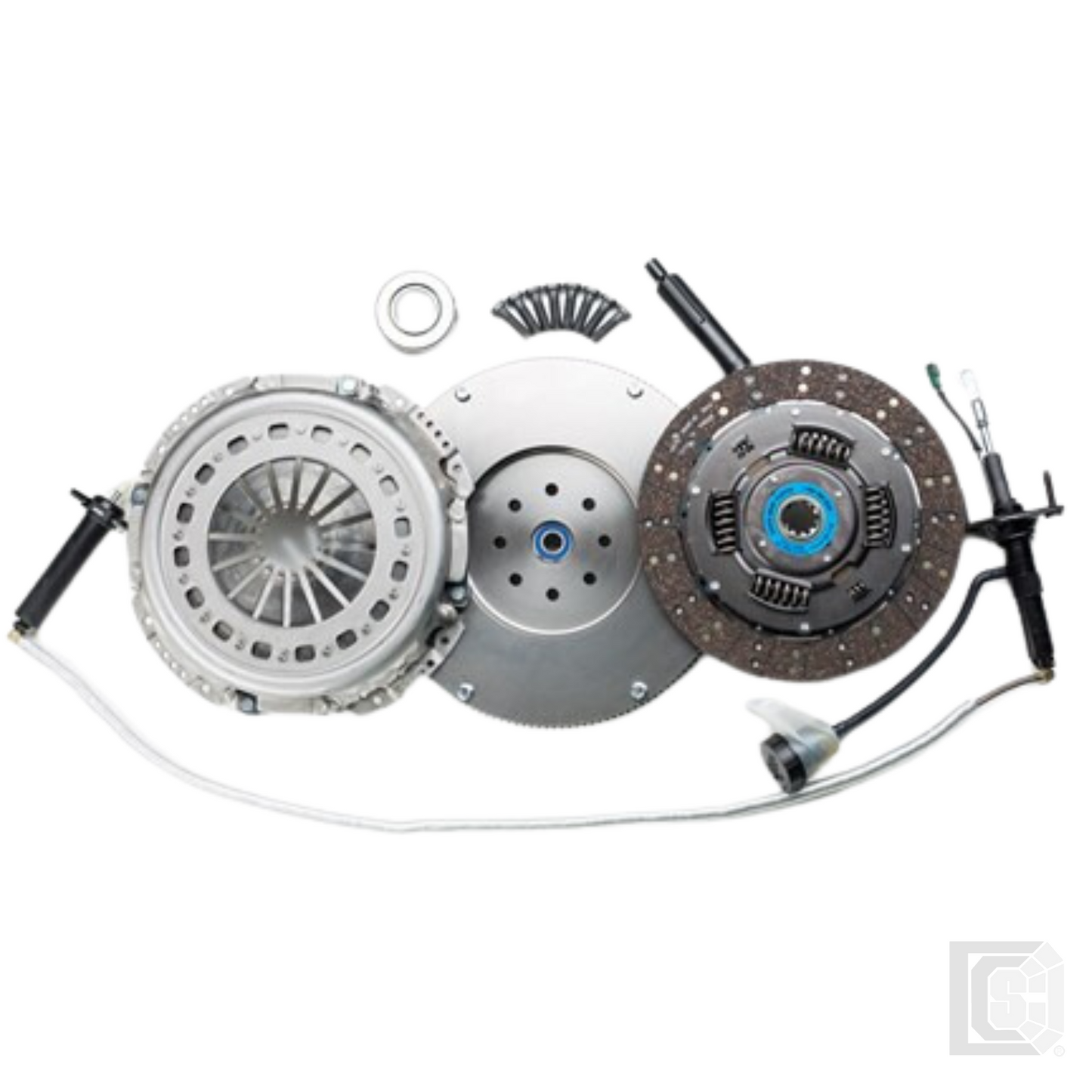 South Bend Clutch - 2005.5-2018 Dodge Ram 5.9L / 6.7L Cummins G56 HD Organic/Feramic Clutch Kit - G56-OFEK