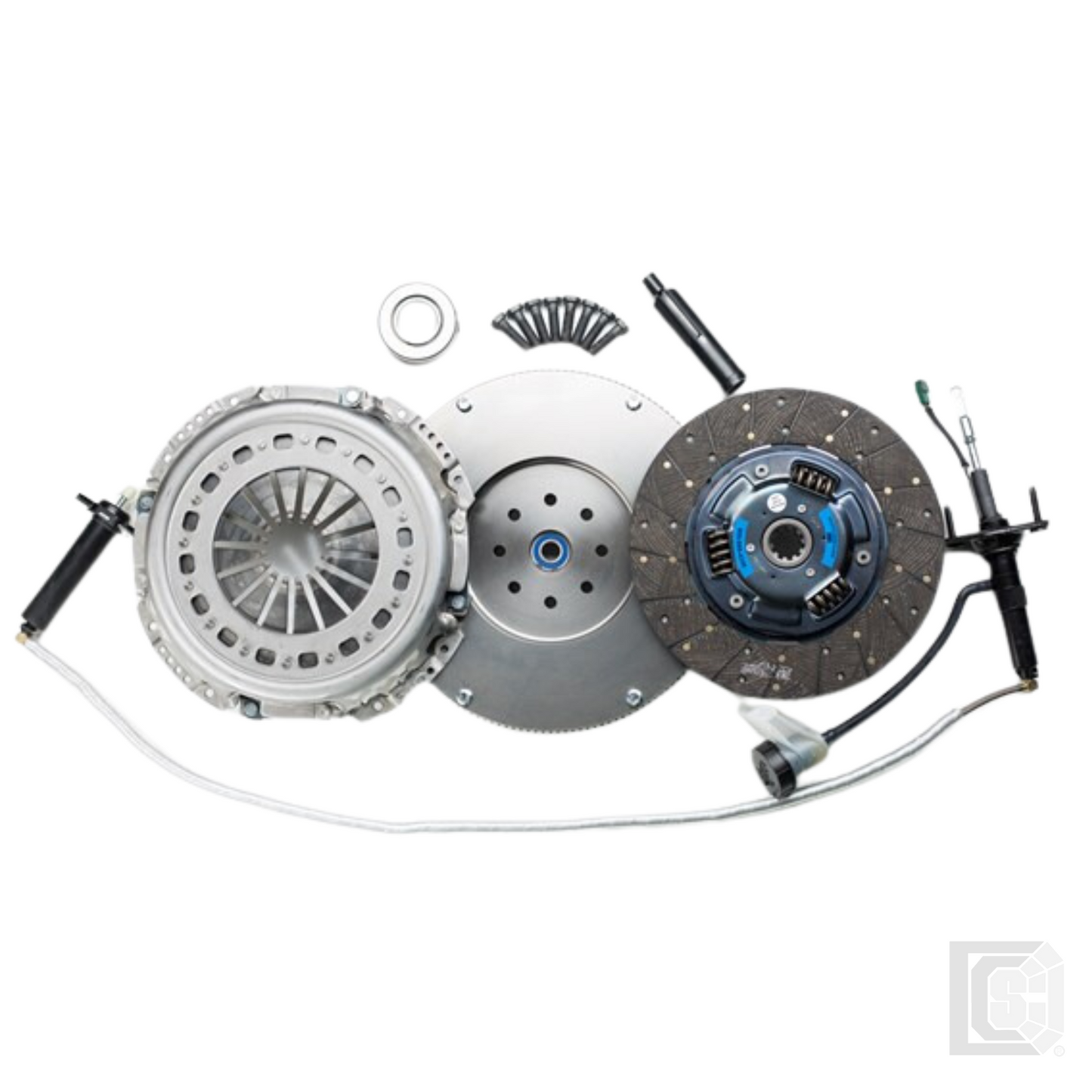 South Bend Clutch - 2005.5-2018 Dodge Ram 5.9L / 6.7L Cummins G56 HD Organic Single Disc Clutch Kit - G56-OK-HD