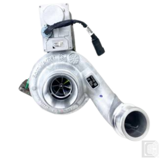 BorgWarner – Genuine Remanufactured  High-Pressure Turbo w/ Electronic Wastegate Actuator for DT466 / I530 / MaxxForce 9 9.3L – B2UV – 12639900003