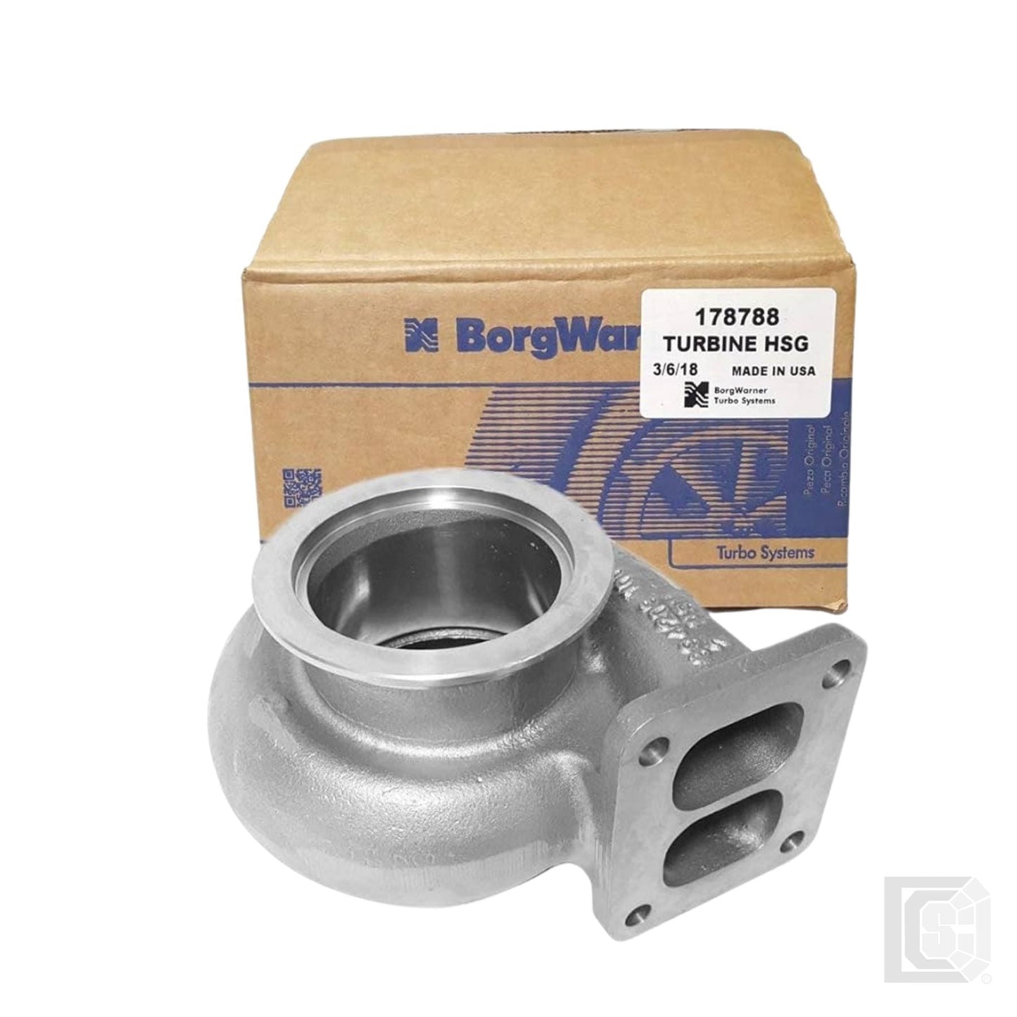 BorgWarner - S400SX Turbine Housing 1.00 A/R T4 87 mm – 178788
