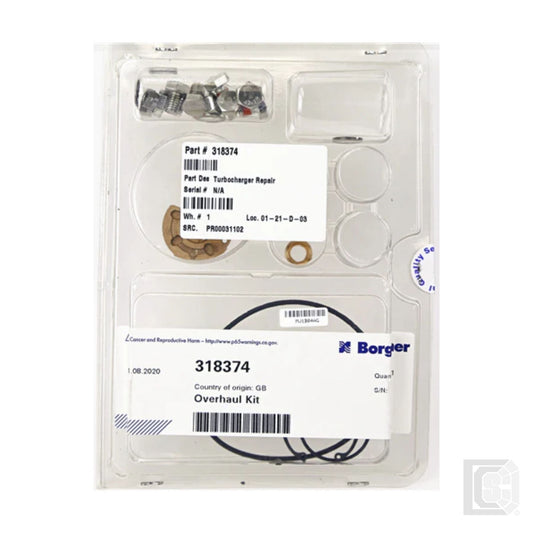 BorgWarner - S1B/S100 Turbocharger Overhaul Kit – 318374