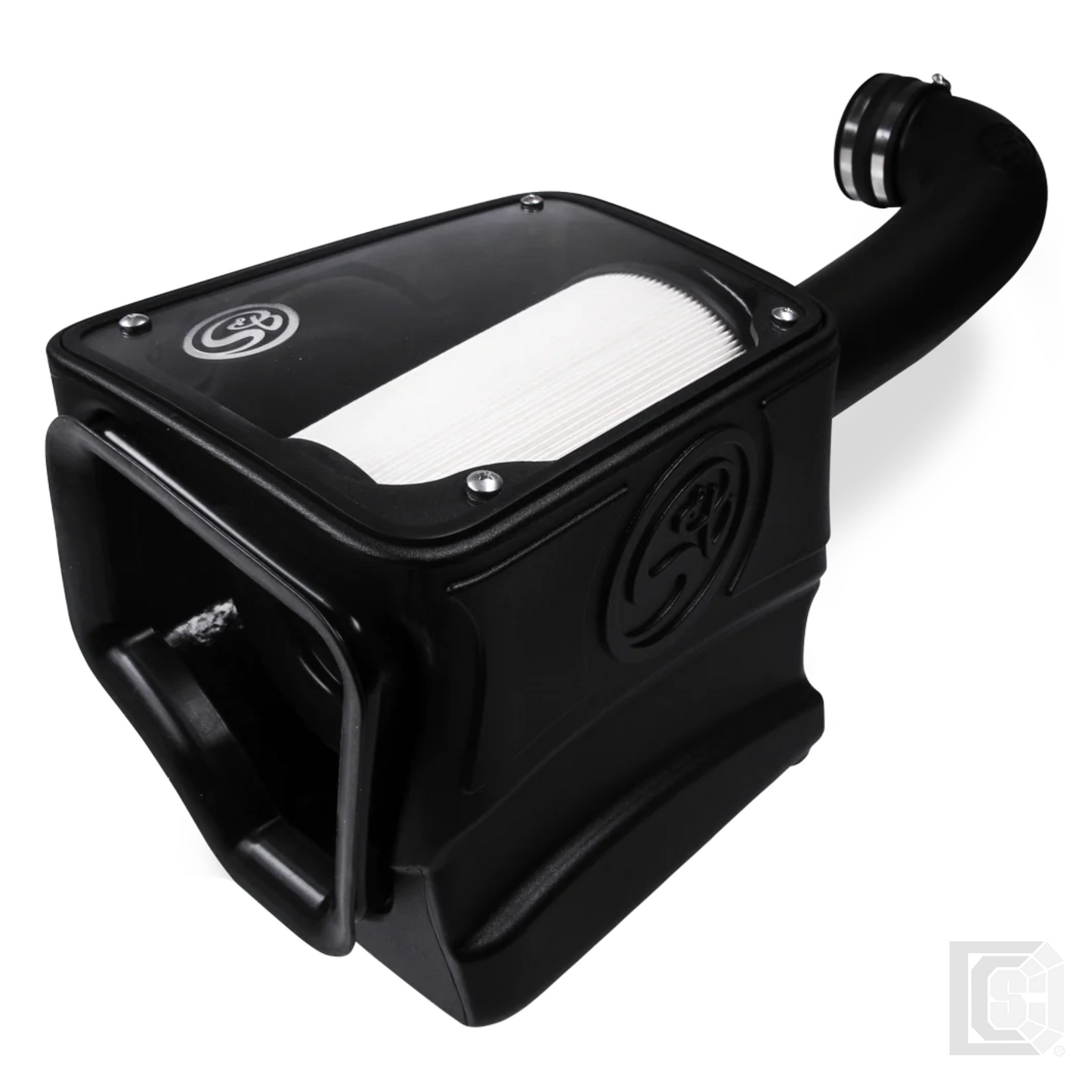 SB - Cold Air Intake For 14-16 Silverado/ Sierra 1500 5.3L, 6.2L, 15-16 Tahoe, Suburban, Yukon (XL)(Denali) 1500 5.3L, 6.2L Dry Extendable White  - 75-5069D