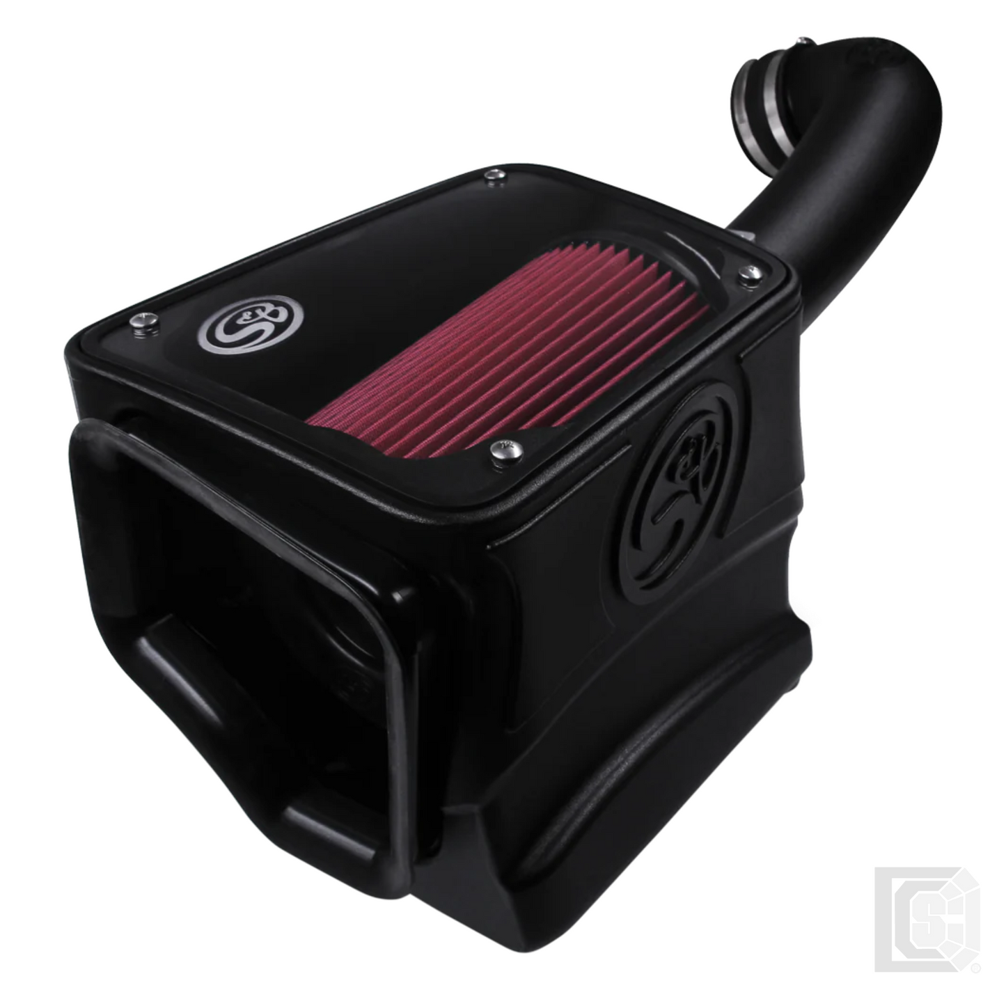 SB - Cold Air Intake For 14-16 Silverado/ Sierra 1500 5.3L, 6.2L, 15-16 Tahoe, Suburban, Yukon (XL)(Denali) 1500 5.3L, 6.2L Cotton Cleanable Red  - 75-5069