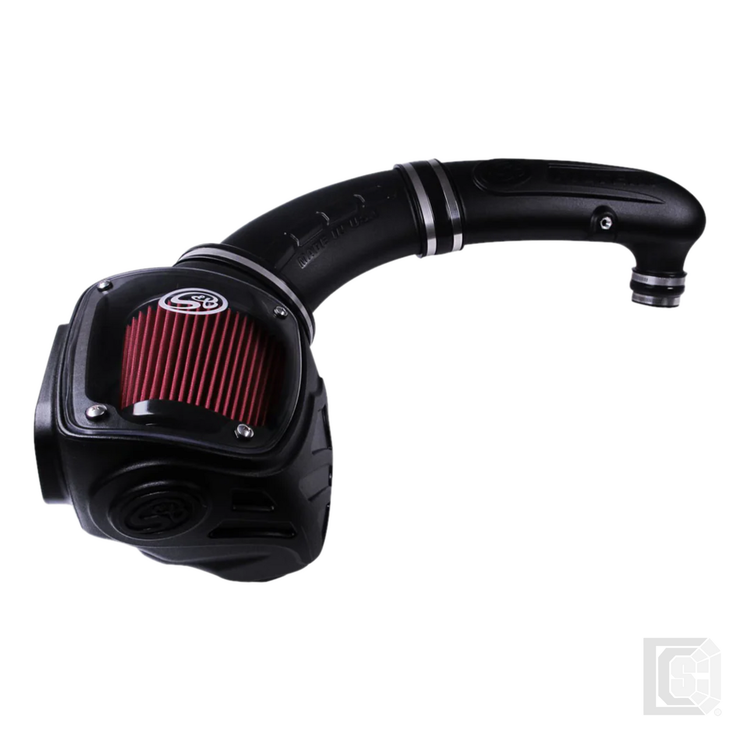 SB - Cold Air Intake For 97-06 Jeep Wrangler TJ L6-4.0L Oiled Cotton Cleanable Red  - 75-5079