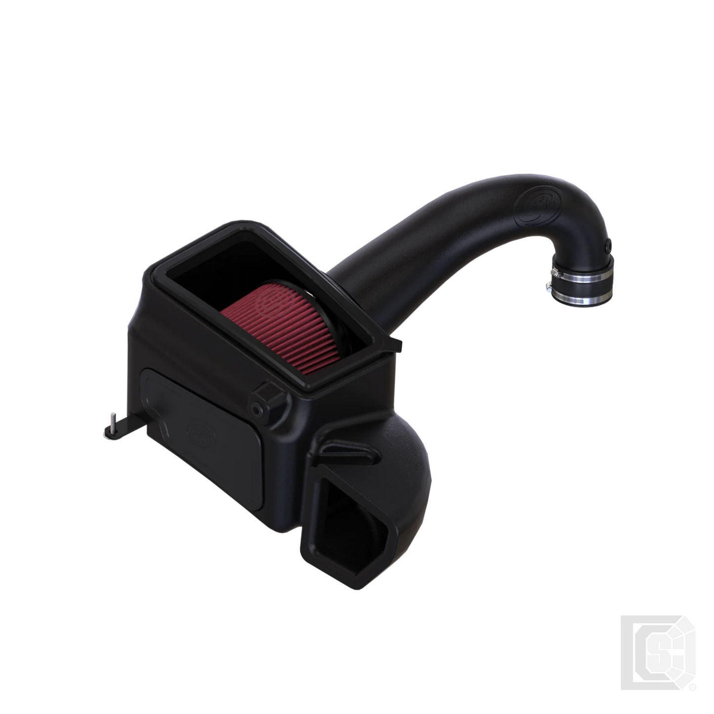 SB - Cold Air Intake For 09-18 Dodge Ram 1500/ 2500/ 3500 Hemi V8-5.7L Cotton Cleanable Red  - 75-5106